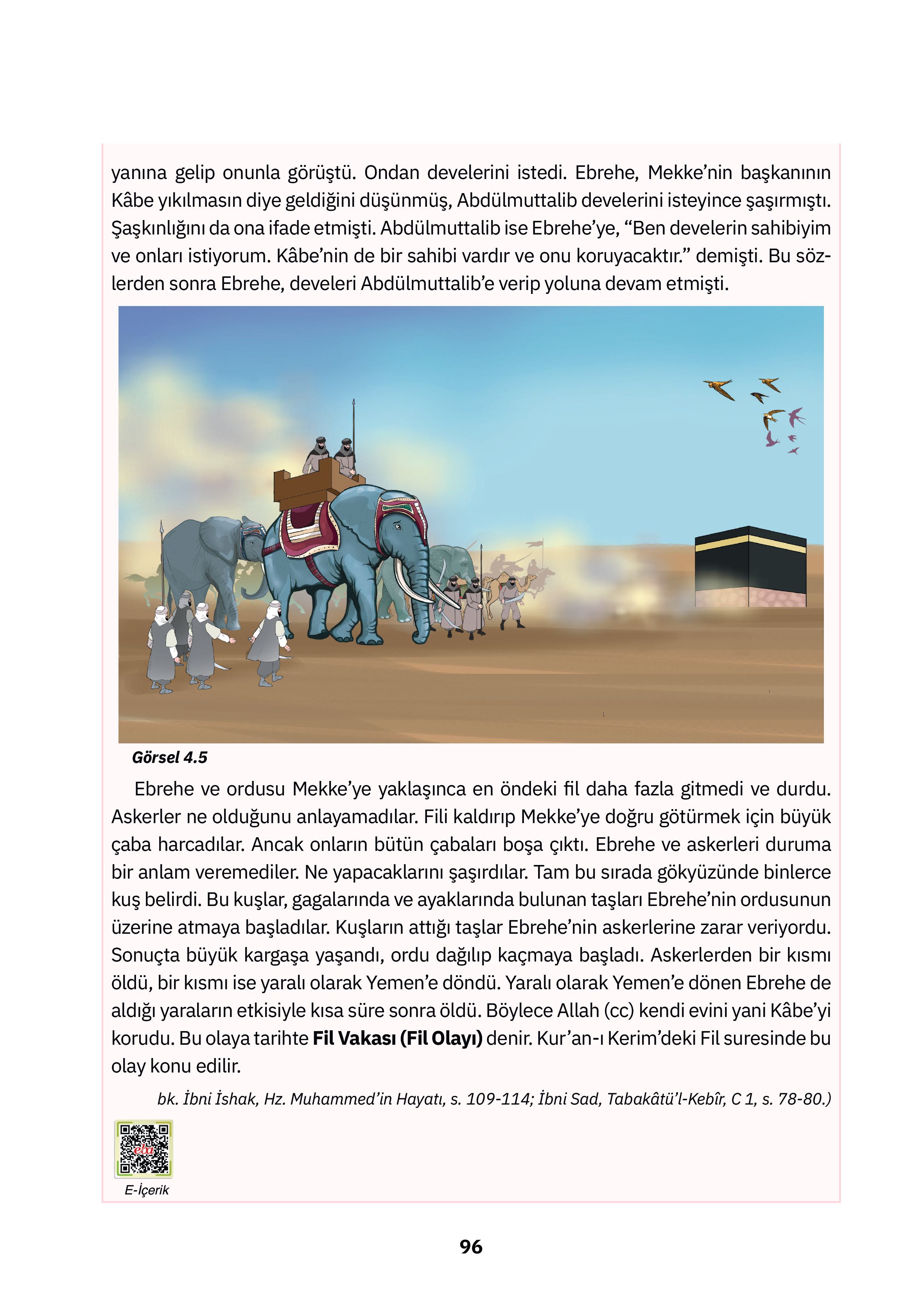 4. Sınıf Sdr İpekyolu Yayıncılık Din Kültürü Ve Ahlak Bilgisi Ders Kitabı Sayfa 96 Cevapları