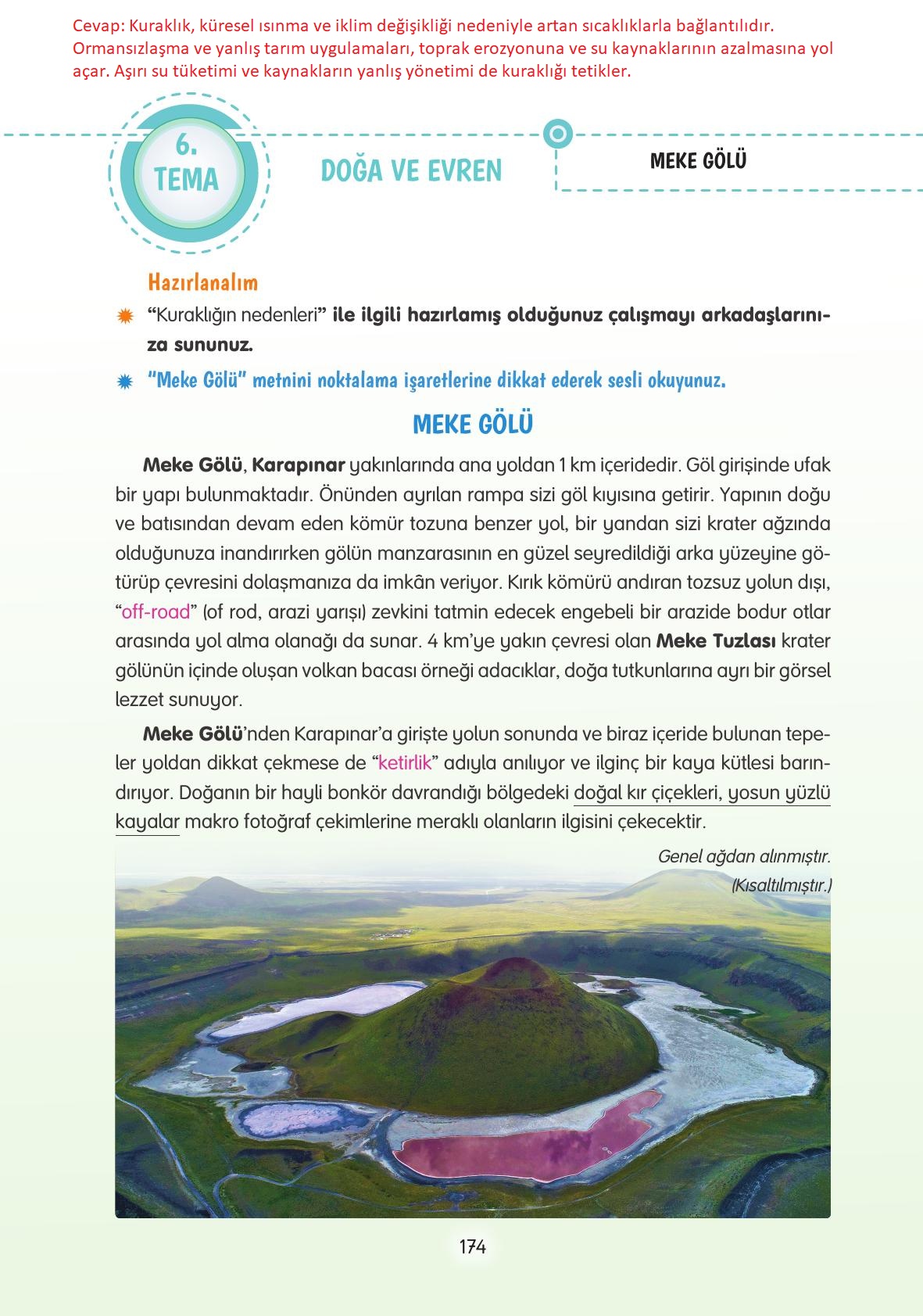 4. Sınıf Tuna Yayınları Türkçe Ders Kitabı Sayfa 174 Cevapları