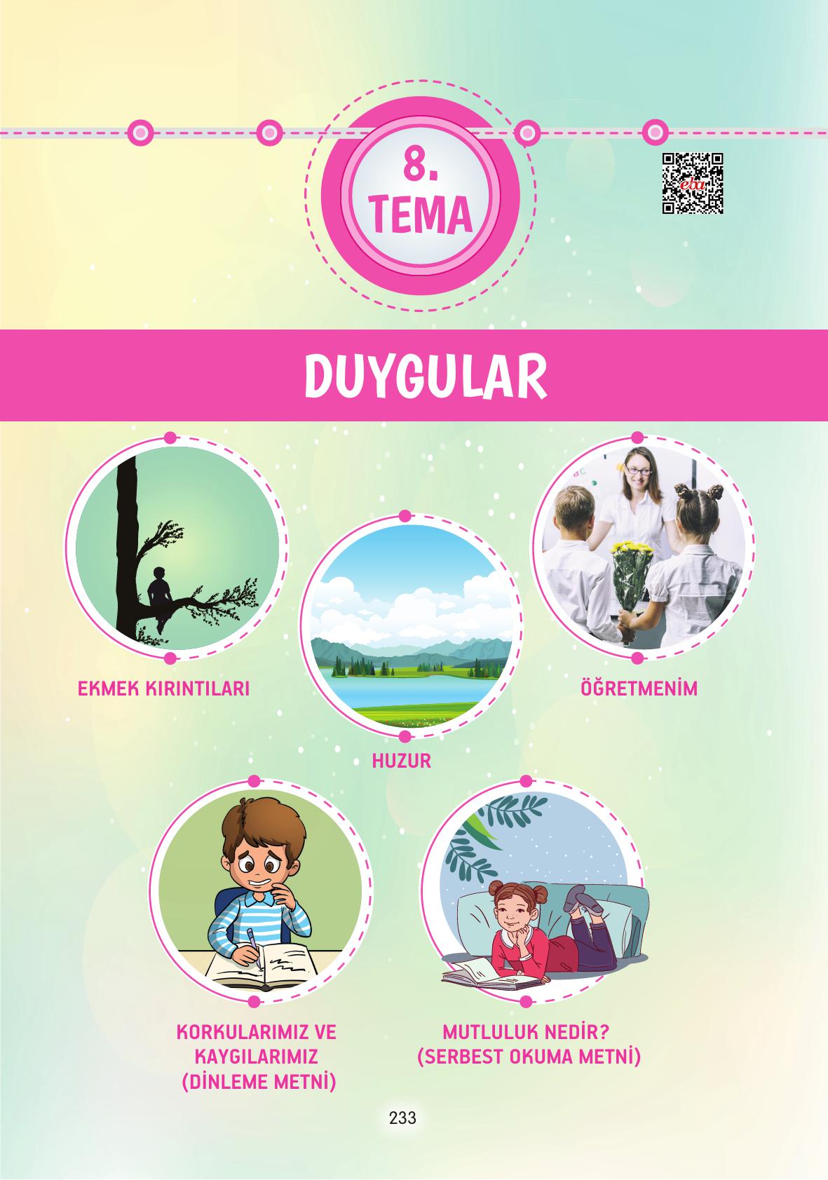 4. Sınıf Tuna Yayınları Türkçe Ders Kitabı Sayfa 233 Cevapları