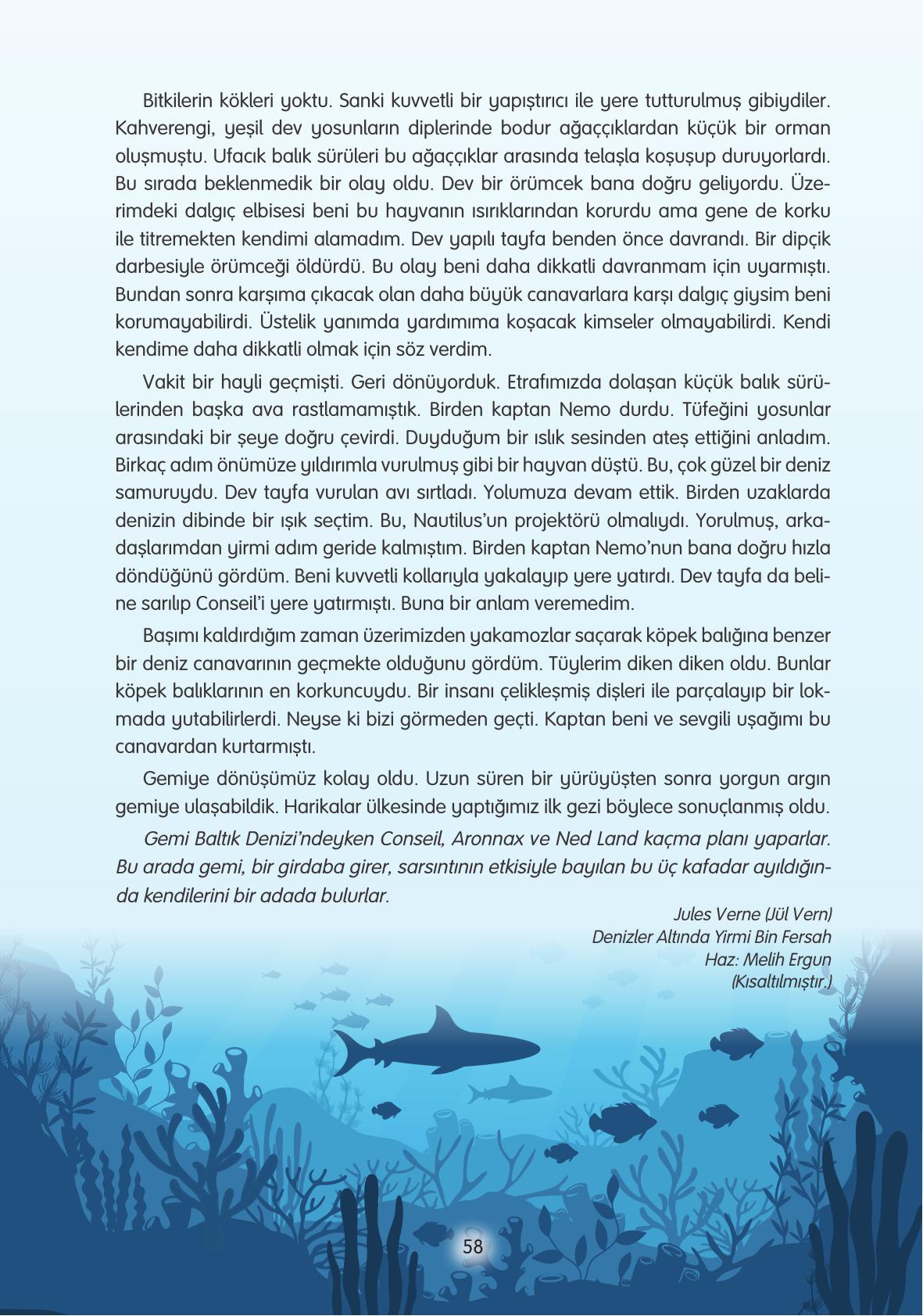 4. Sınıf Tuna Yayınları Türkçe Ders Kitabı Sayfa 58 Cevapları 4. Sınıf Tuna Yayınları Türkçe Ders Kitabı Sayfa 58 Cevapları