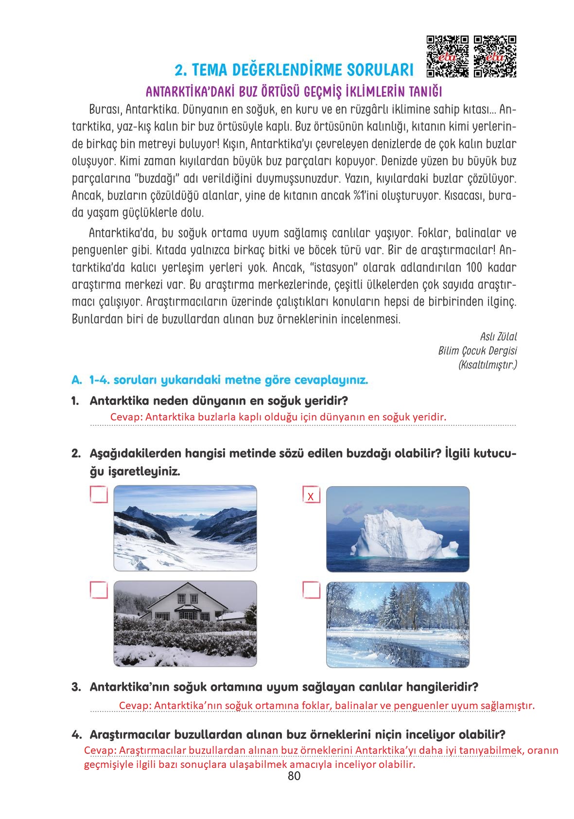 4. Sınıf Tuna Yayınları Türkçe Ders Kitabı Sayfa 80 Cevapları 4. Sınıf Tuna Yayınları Türkçe Ders Kitabı Sayfa 80 Cevapları