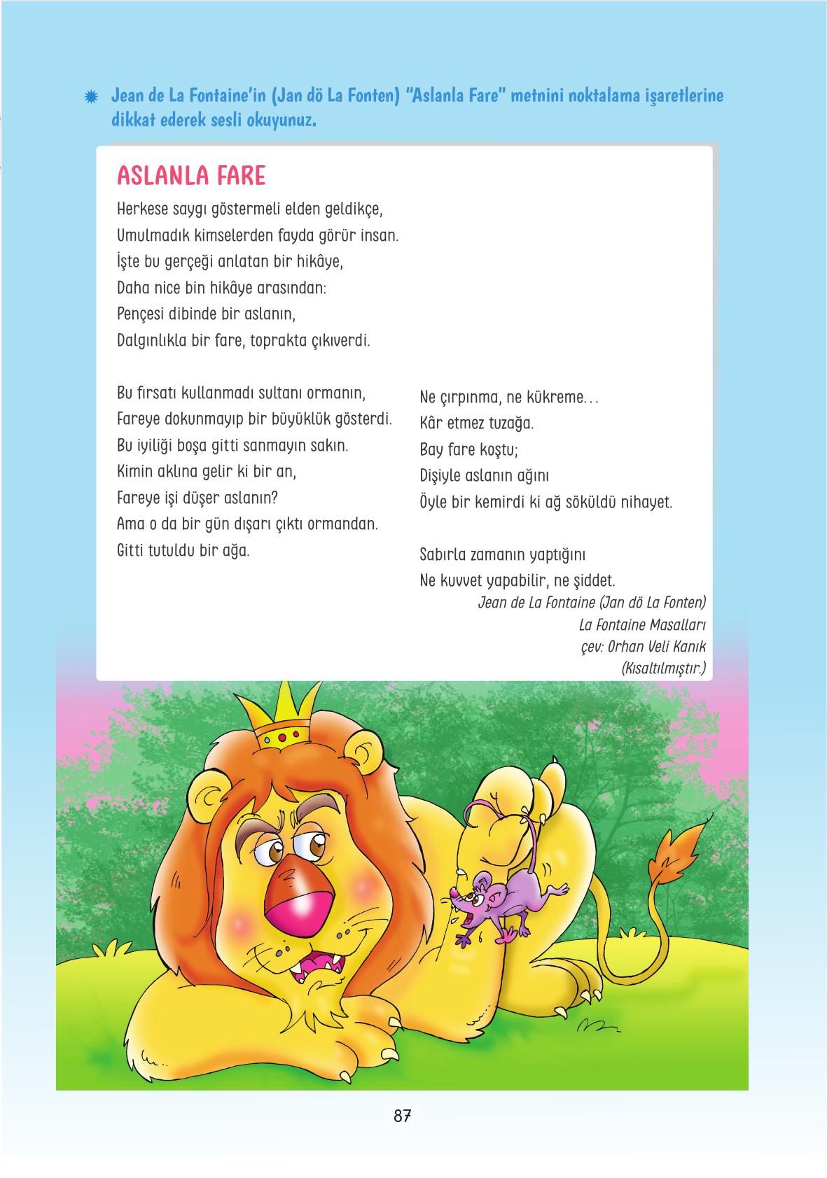 4. Sınıf Tuna Yayınları Türkçe Ders Kitabı Sayfa 87 Cevapları