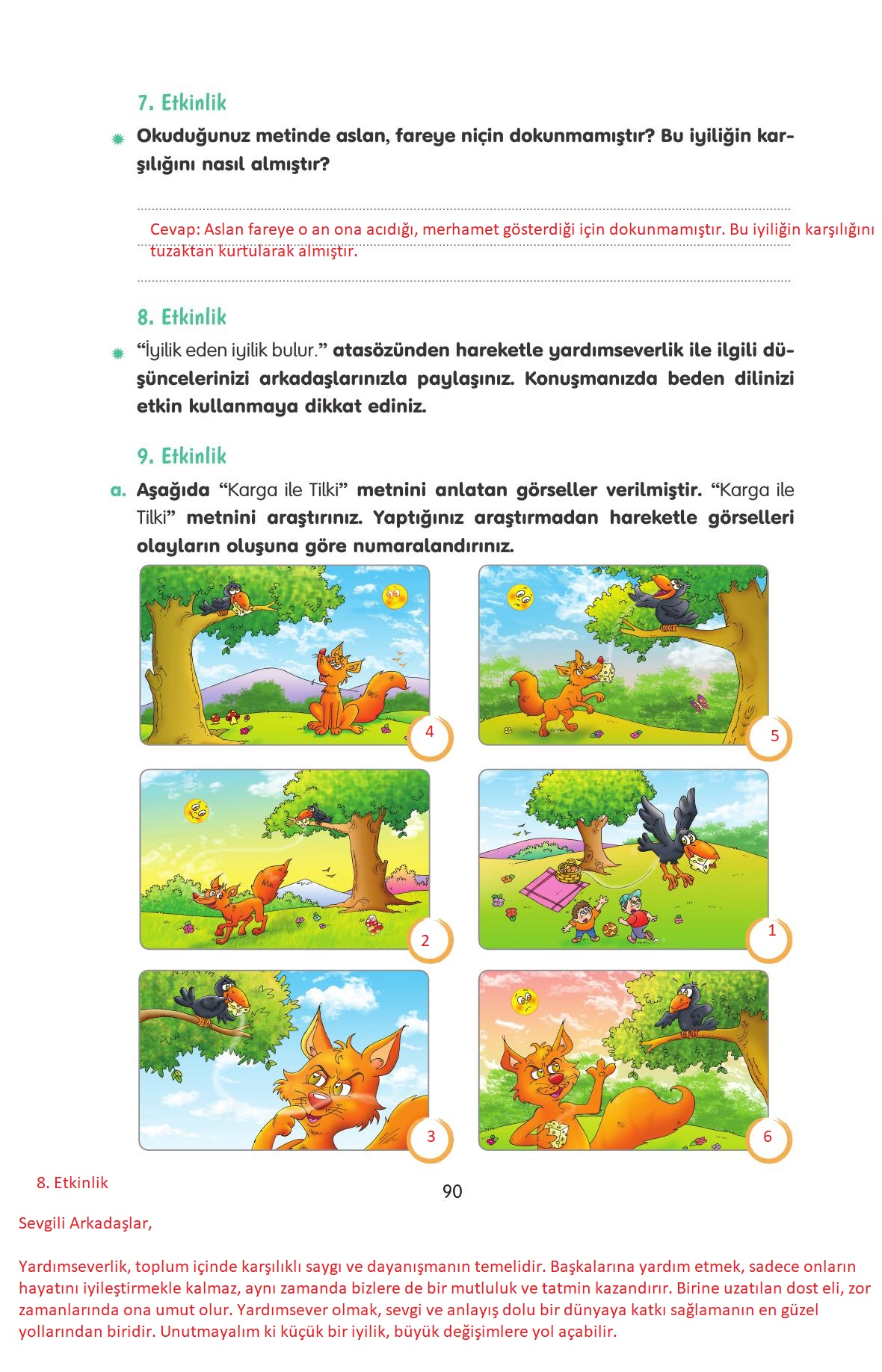 4. Sınıf Tuna Yayınları Türkçe Ders Kitabı Sayfa 90 Cevapları 4. Sınıf Tuna Yayınları Türkçe Ders Kitabı Sayfa 90 Cevapları