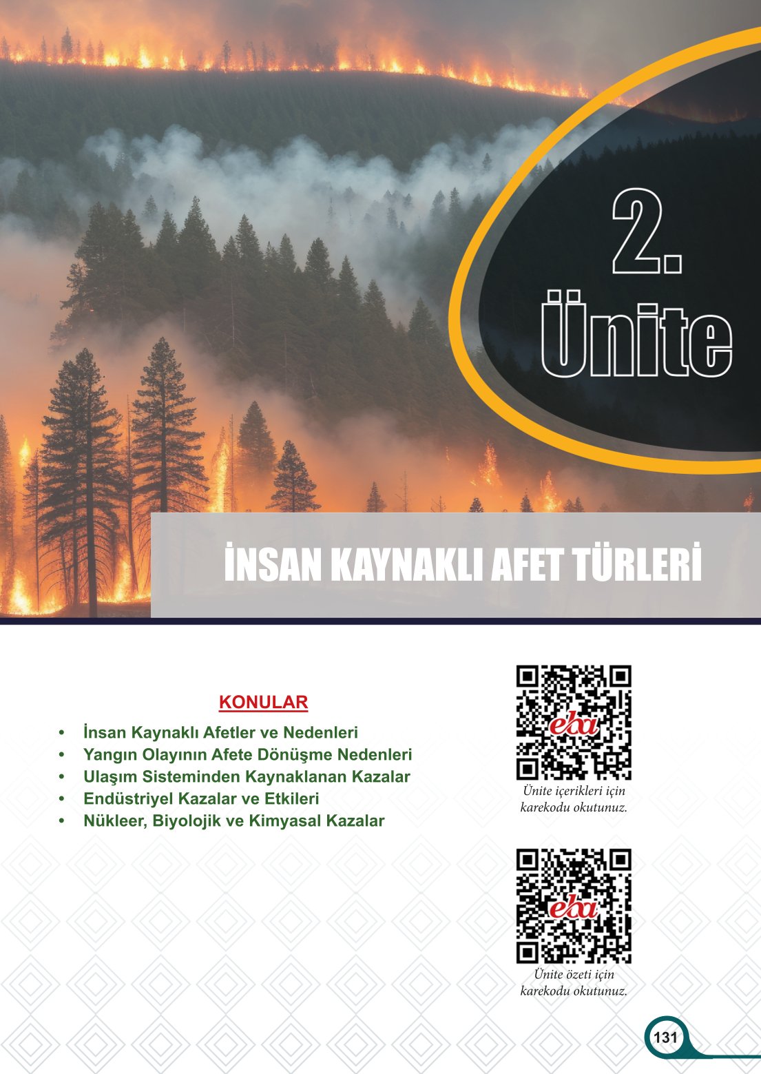 5-6-7. Sınıf Meb Yayınları Afet Bilinci Ders Kitabı 2. Kitap Sayfa 131 Cevapları