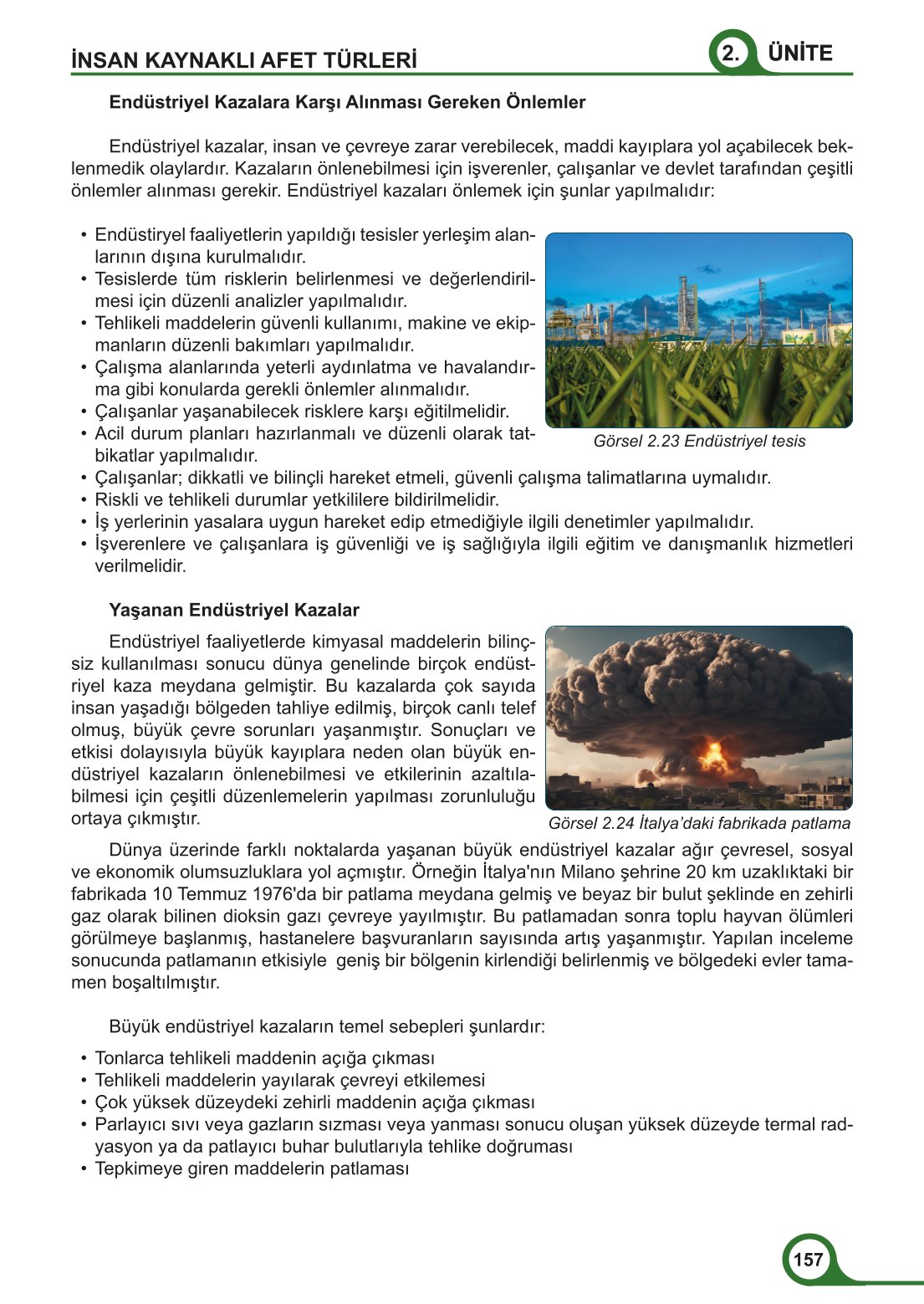 5-6-7. Sınıf Meb Yayınları Afet Bilinci Ders Kitabı 2. Kitap Sayfa 157 Cevapları