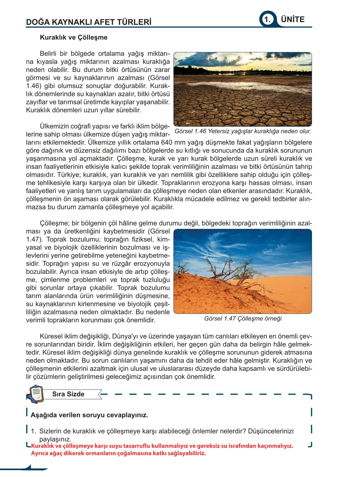 5-6-7. Sınıf Meb Yayınları Afet Bilinci Ders Kitabı 2. Kitap Sayfa 68 Cevapları