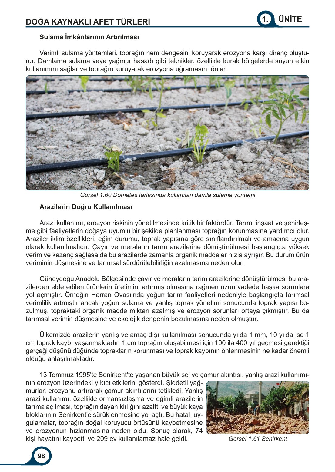 5-6-7. Sınıf Meb Yayınları Afet Bilinci Ders Kitabı 2. Kitap Sayfa 98 Cevapları