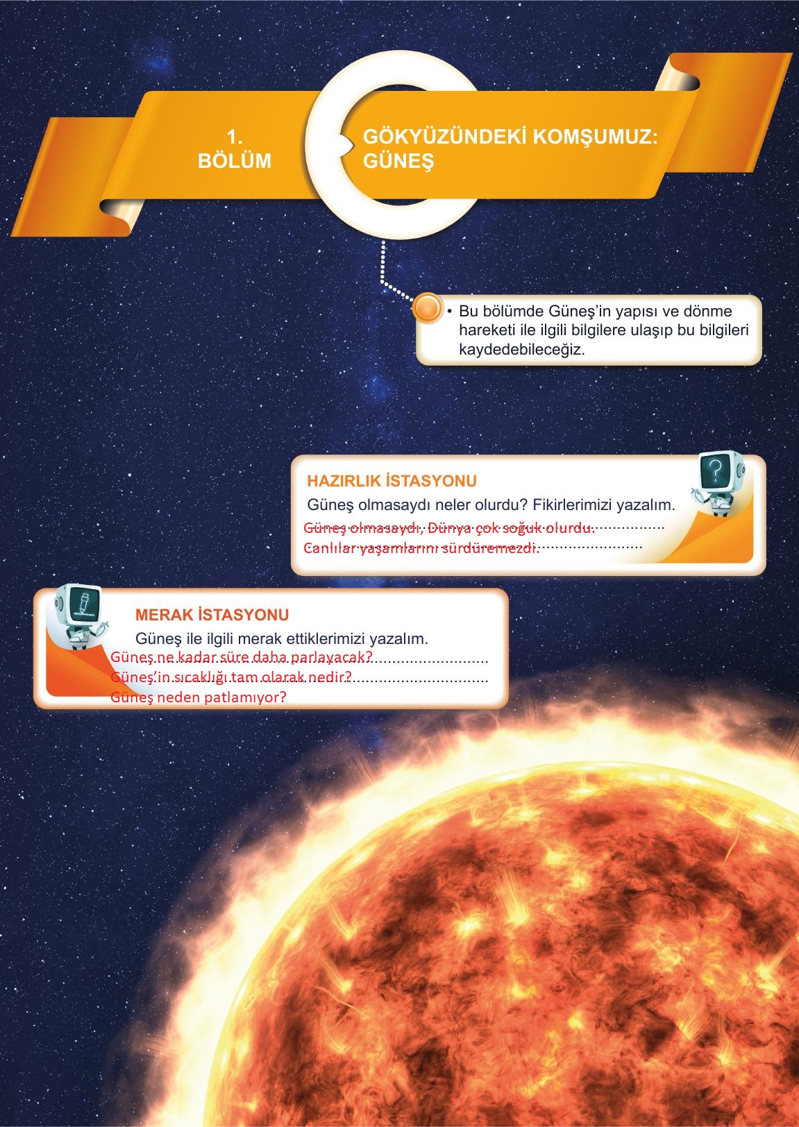 5. Sınıf Meb Yayınları Fen Bilimleri Ders Kitabı 1. Kitap Sayfa 20 Cevapları