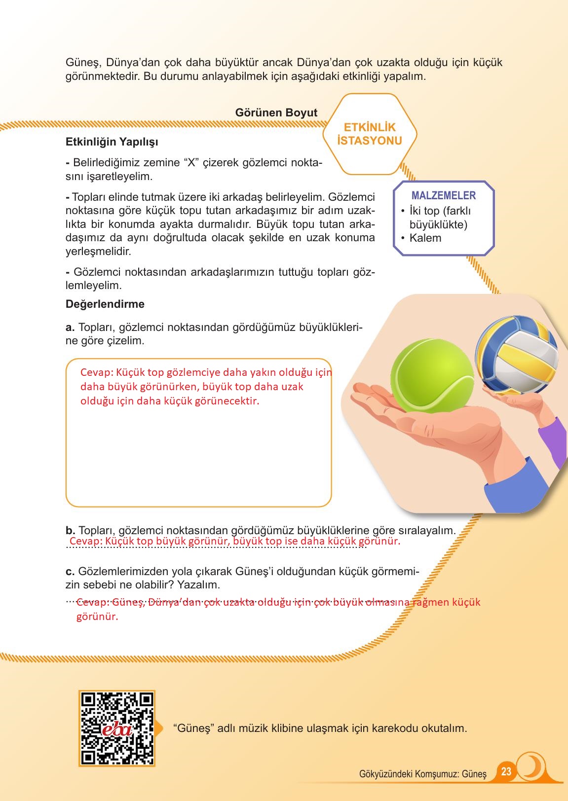 5. Sınıf Meb Yayınları Fen Bilimleri Ders Kitabı 1. Kitap Sayfa 23 Cevapları 5. Sınıf Meb Yayınları Fen Bilimleri Ders Kitabı 1. Kitap Sayfa 23 Cevapları