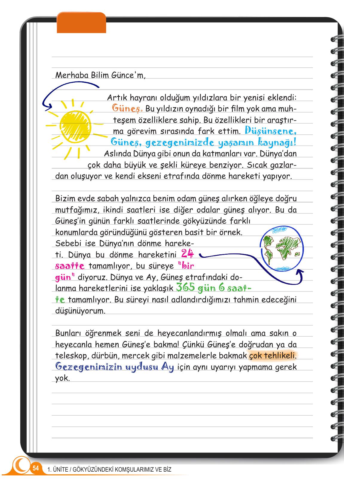 5. Sınıf Meb Yayınları Fen Bilimleri Ders Kitabı 1. Kitap Sayfa 54 Cevapları 5. Sınıf Meb Yayınları Fen Bilimleri Ders Kitabı 1. Kitap Sayfa 54 Cevapları