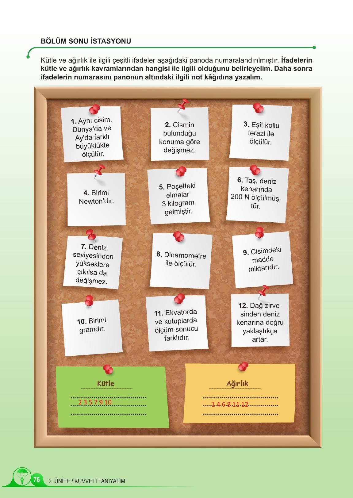 5. Sınıf Meb Yayınları Fen Bilimleri Ders Kitabı 1. Kitap Sayfa 76 Cevapları 5. Sınıf Meb Yayınları Fen Bilimleri Ders Kitabı 1. Kitap Sayfa 76 Cevapları