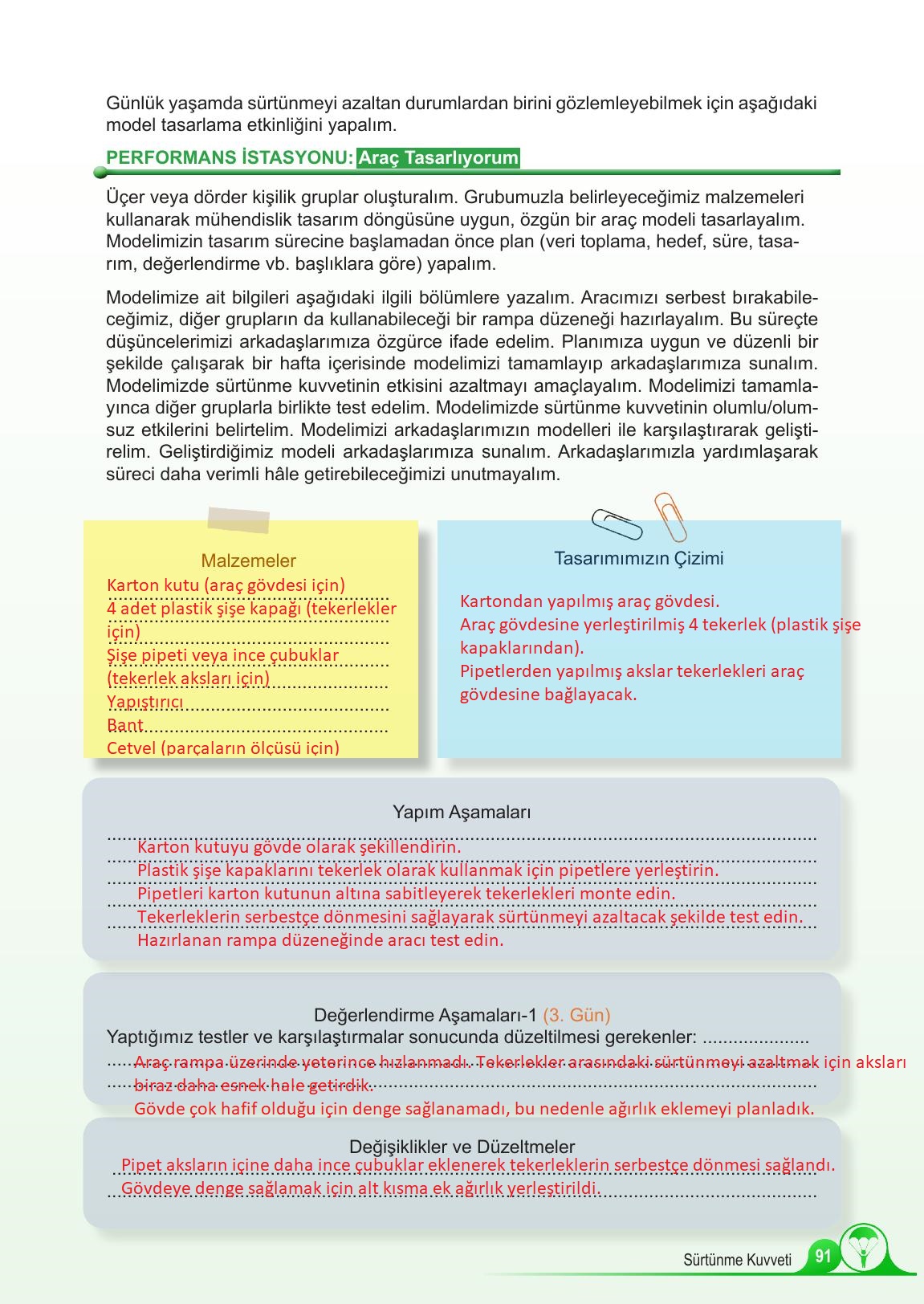5. Sınıf Meb Yayınları Fen Bilimleri Ders Kitabı 1. Kitap Sayfa 91 Cevapları 5. Sınıf Meb Yayınları Fen Bilimleri Ders Kitabı 1. Kitap Sayfa 91 Cevapları