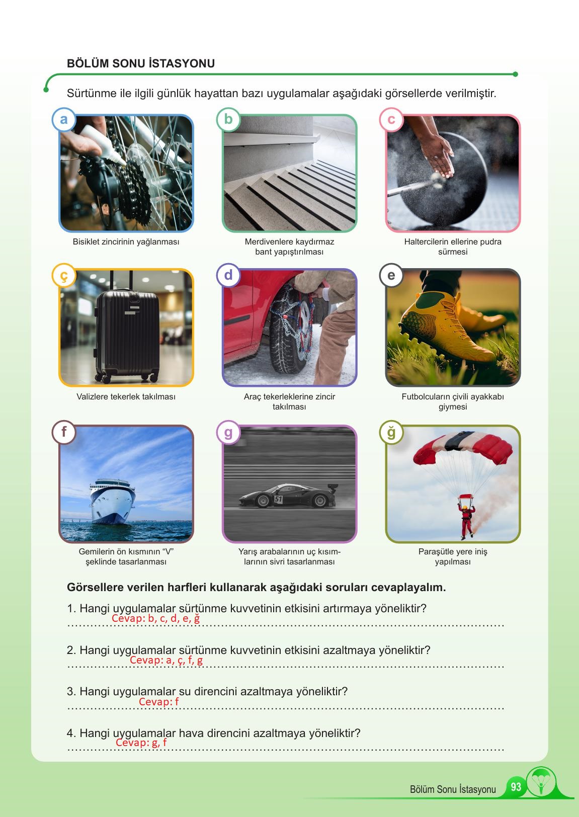 5. Sınıf Meb Yayınları Fen Bilimleri Ders Kitabı 1. Kitap Sayfa 93 Cevapları 5. Sınıf Meb Yayınları Fen Bilimleri Ders Kitabı 1. Kitap Sayfa 93 Cevapları