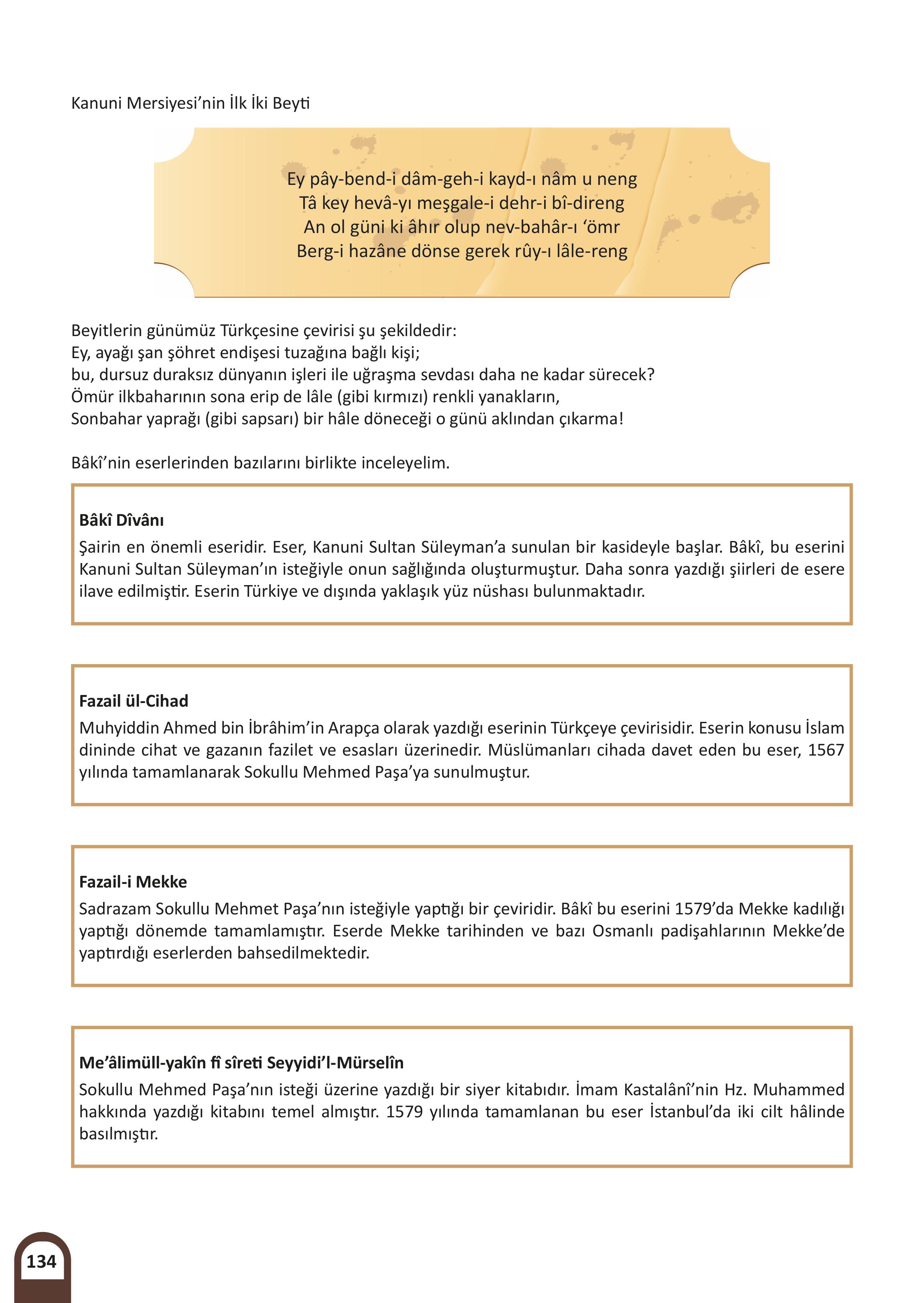 5. Sınıf Meb Yayınları Kültür Ve Medeniyetimize Yön Verenler Ders Kitabı 1. Kitap Sayfa 135 Cevapları