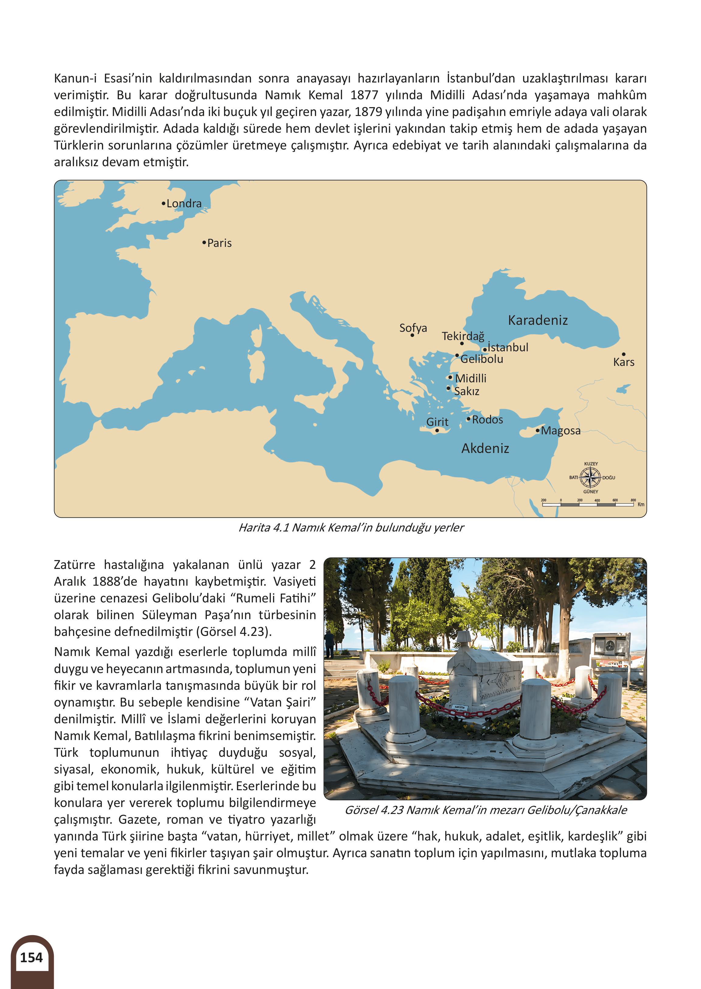 5. Sınıf Meb Yayınları Kültür Ve Medeniyetimize Yön Verenler Ders Kitabı 1. Kitap Sayfa 155 Cevapları