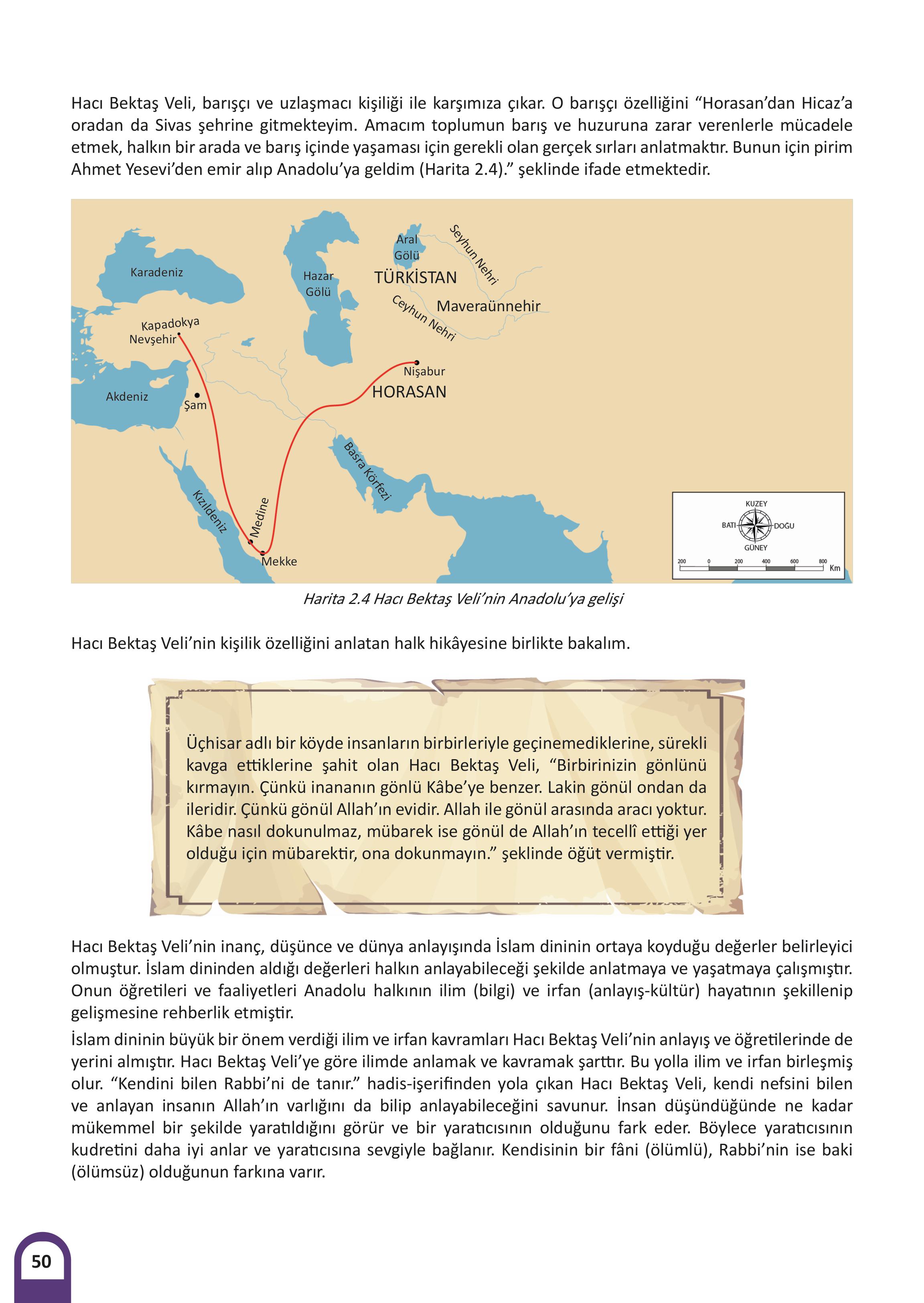 5. Sınıf Meb Yayınları Kültür Ve Medeniyetimize Yön Verenler Ders Kitabı 1. Kitap Sayfa 51 Cevapları