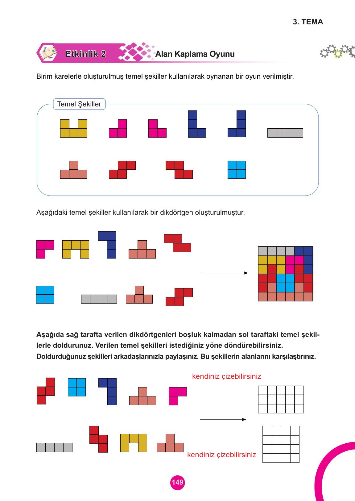 5. Sınıf Meb Yayınları Matematik Ders Kitabı 1. Kitap Sayfa 149 Cevapları