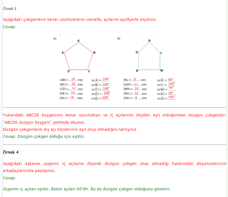 5. Sınıf Meb Yayınları Matematik Ders Kitabı 1. Kitap Sayfa 65 Cevapları