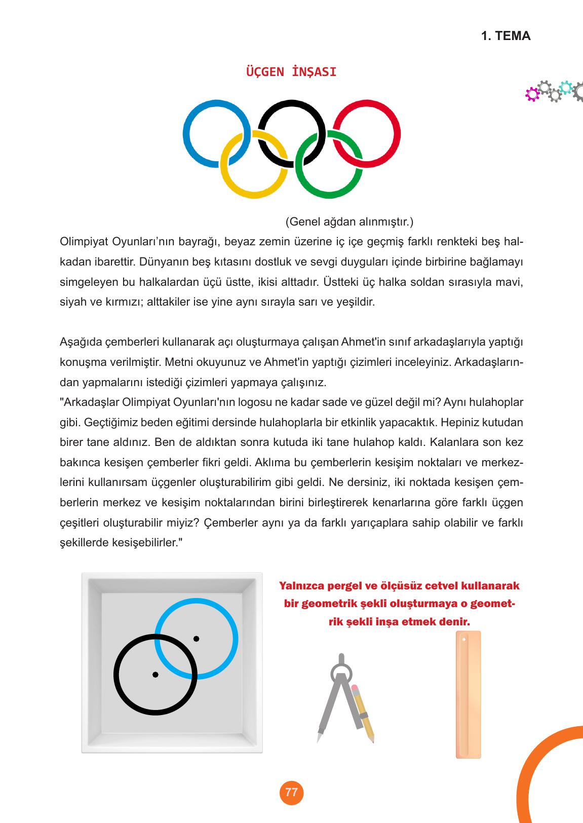 5. Sınıf Meb Yayınları Matematik Ders Kitabı 1. Kitap Sayfa 77 Cevapları