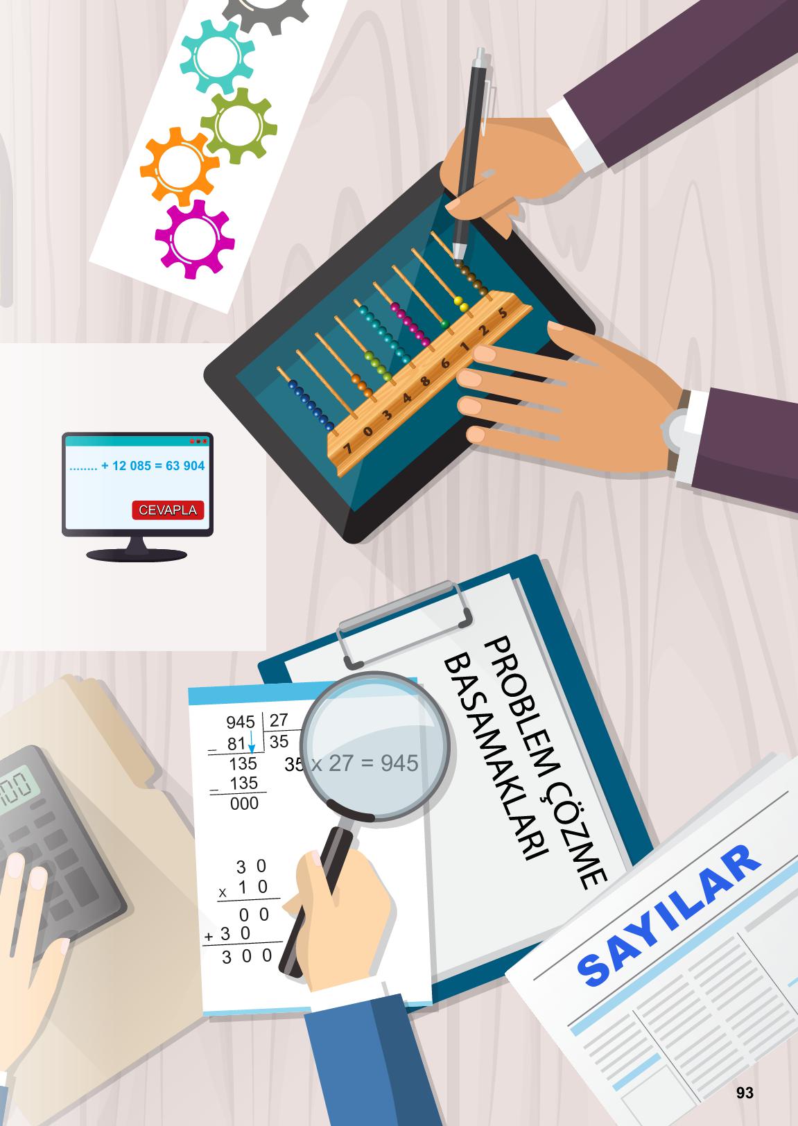 5. Sınıf Meb Yayınları Matematik Ders Kitabı 1. Kitap Sayfa 93 Cevapları