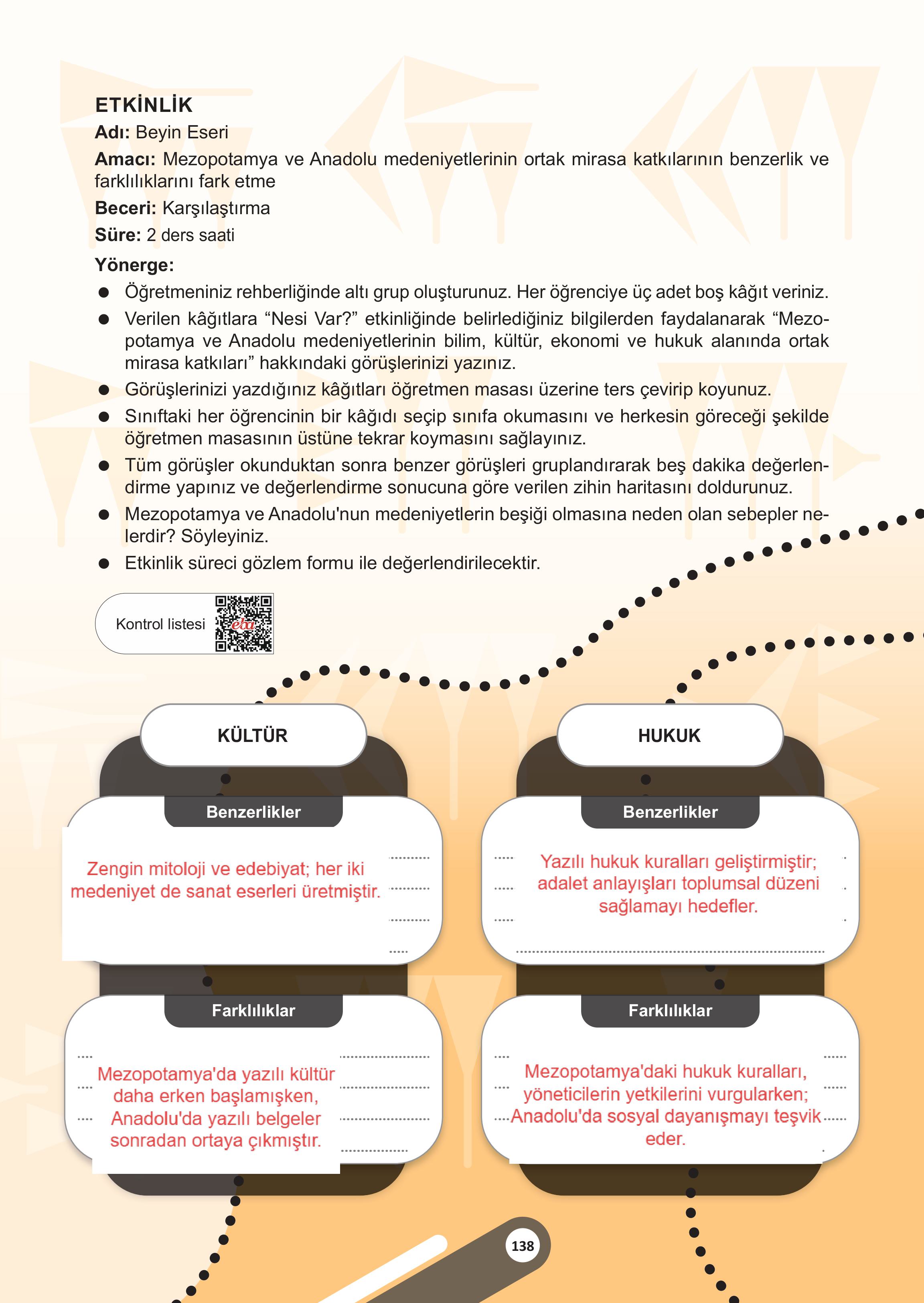 5. Sınıf Meb Yayınları Sosyal Bilgiler Ders Kitabı 1. Kitap Sayfa 138 Cevapları 5. Sınıf Meb Yayınları Sosyal Bilgiler Ders Kitabı 1. Kitap Sayfa 138 Cevapları