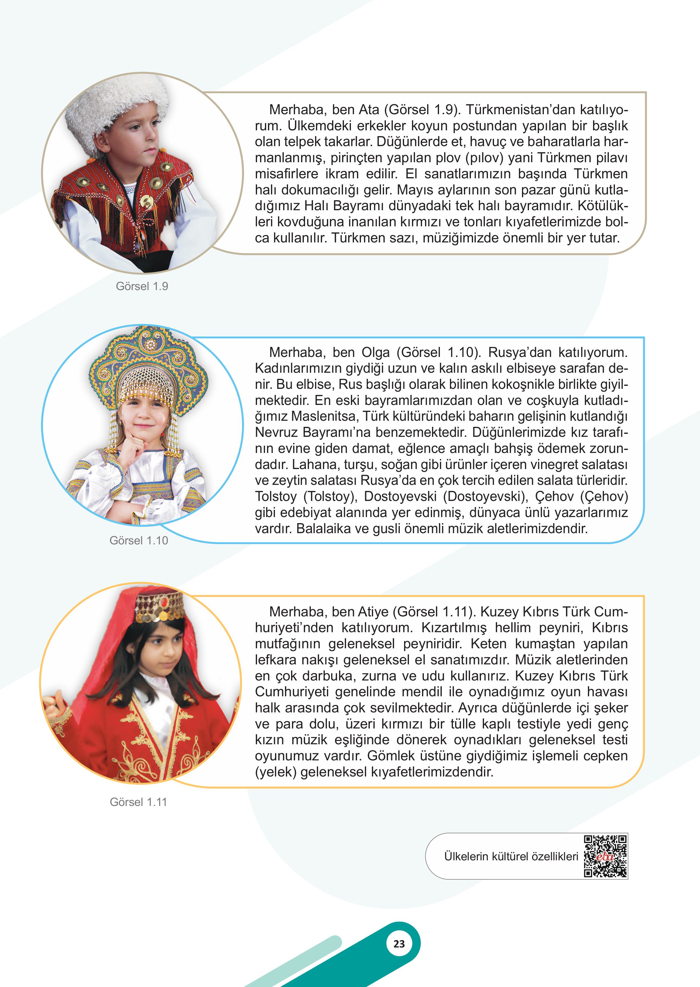 5. Sınıf Meb Yayınları Sosyal Bilgiler Ders Kitabı 1. Kitap Sayfa 23 Cevapları