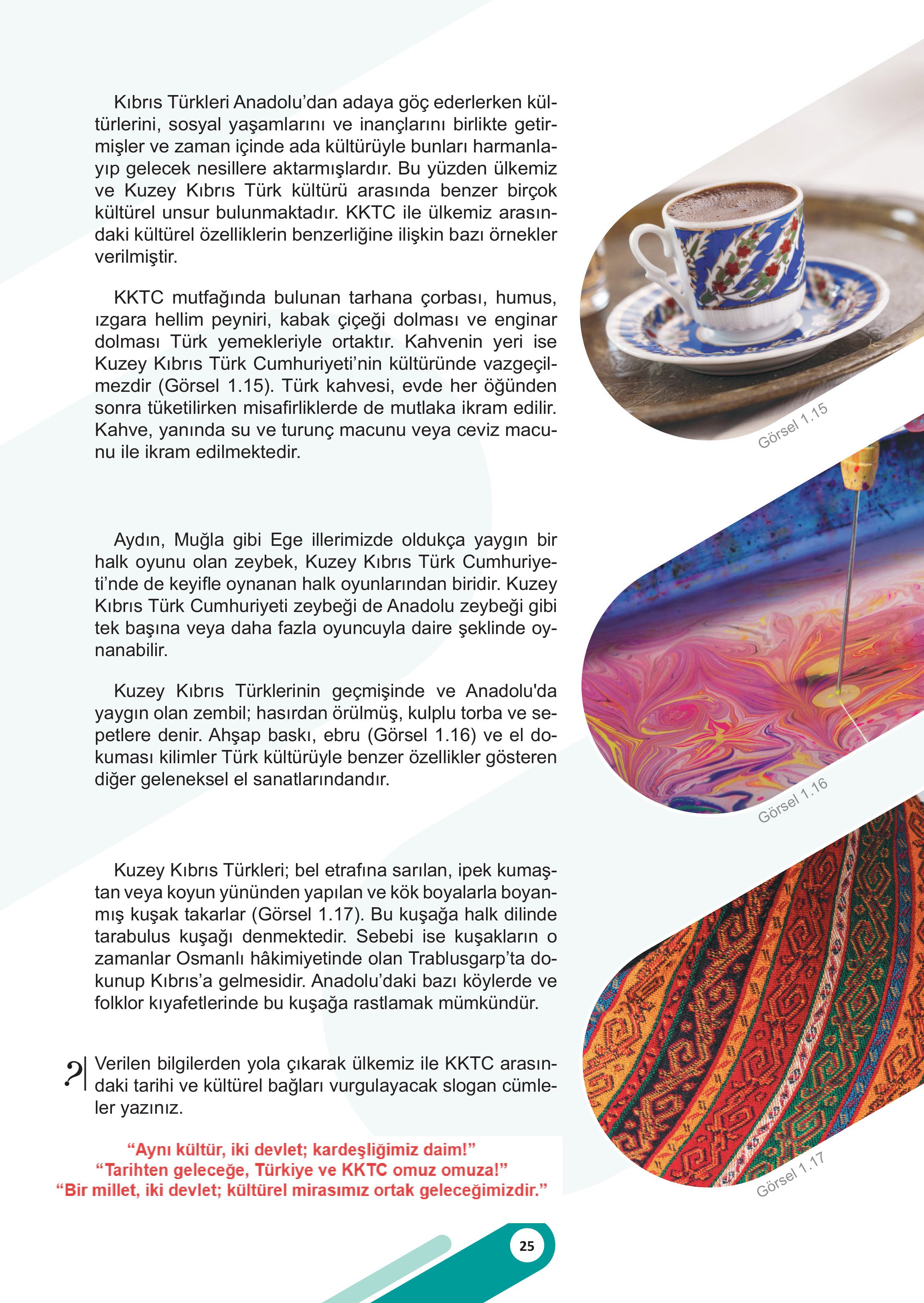 5. Sınıf Meb Yayınları Sosyal Bilgiler Ders Kitabı 1. Kitap Sayfa 25 Cevapları