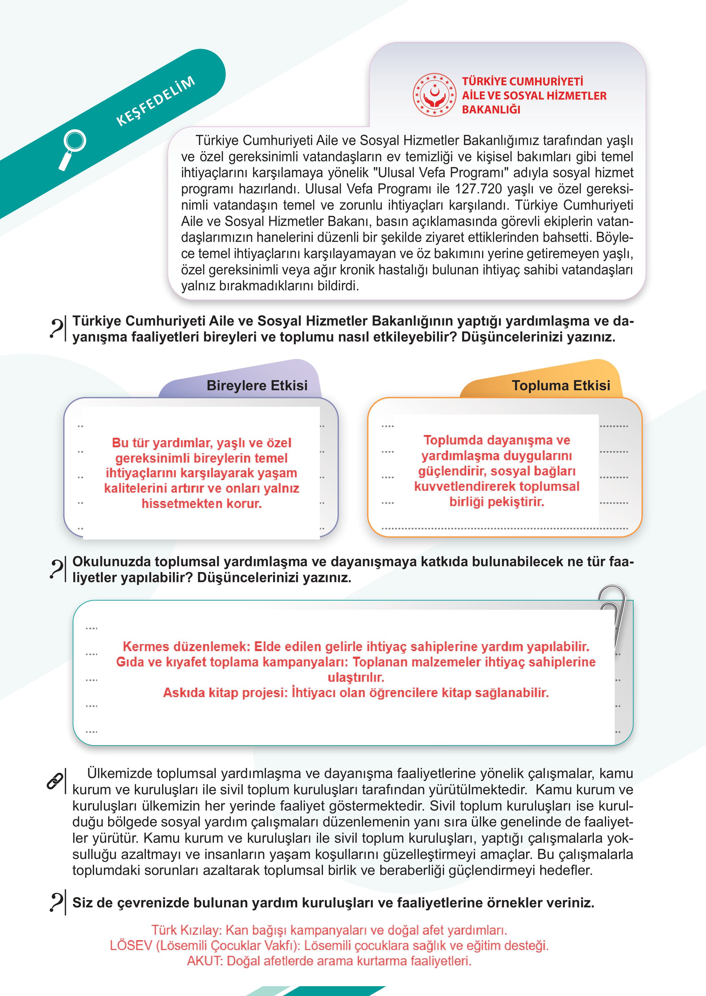 5. Sınıf Meb Yayınları Sosyal Bilgiler Ders Kitabı 1. Kitap Sayfa 35 Cevapları
