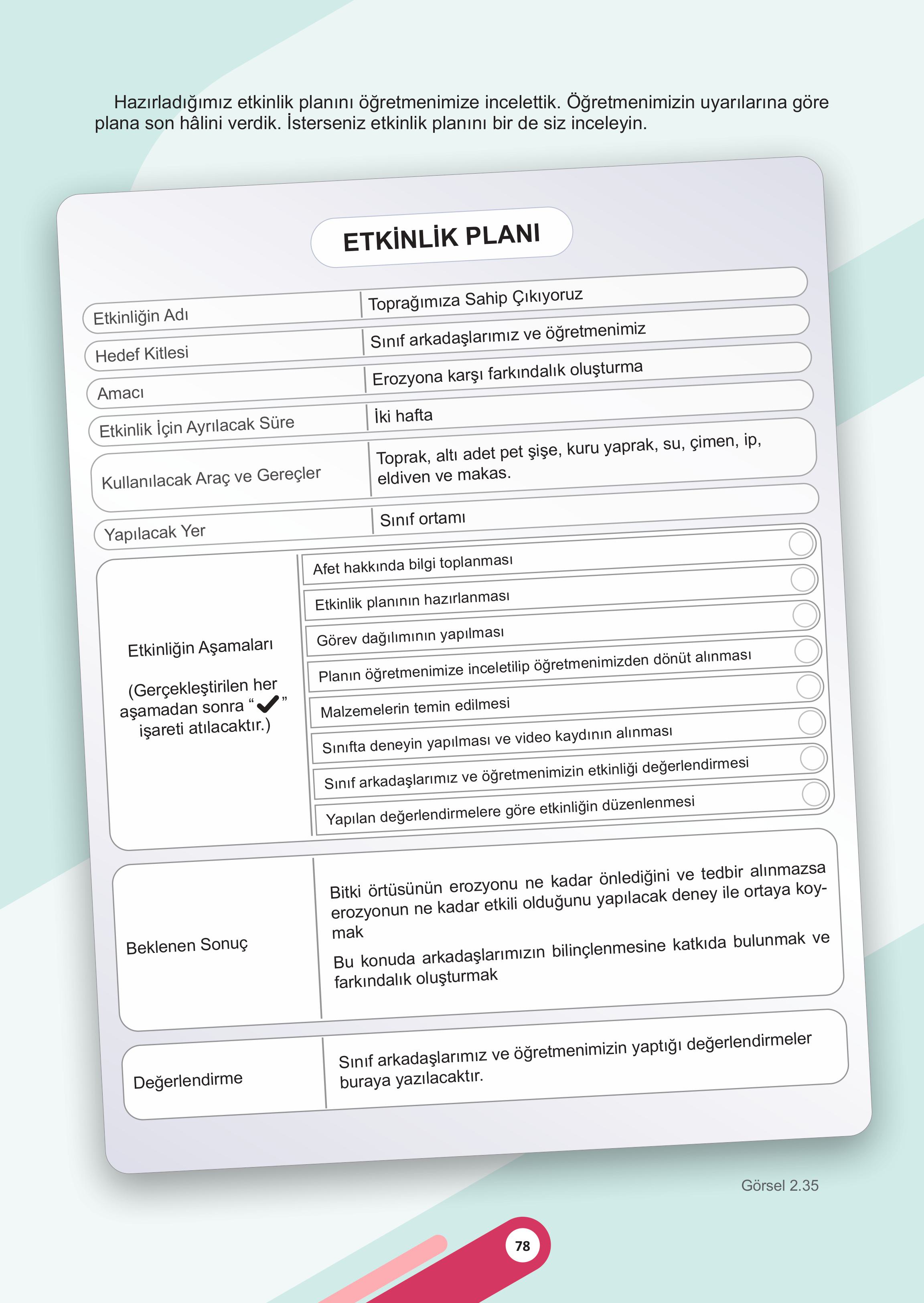 5. Sınıf Meb Yayınları Sosyal Bilgiler Ders Kitabı 1. Kitap Sayfa 78 Cevapları