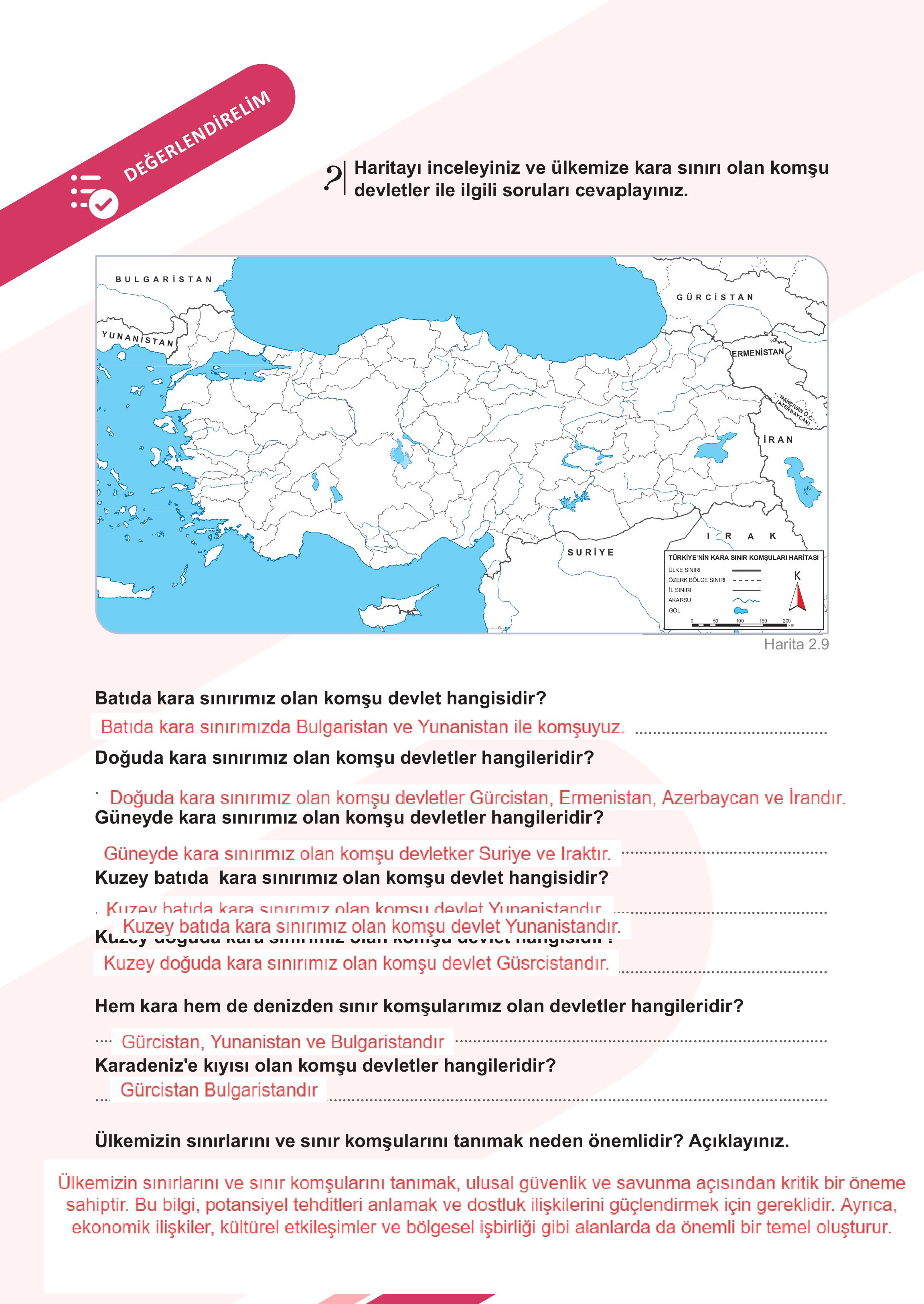 5. Sınıf Meb Yayınları Sosyal Bilgiler Ders Kitabı 1. Kitap Sayfa 90 Cevapları