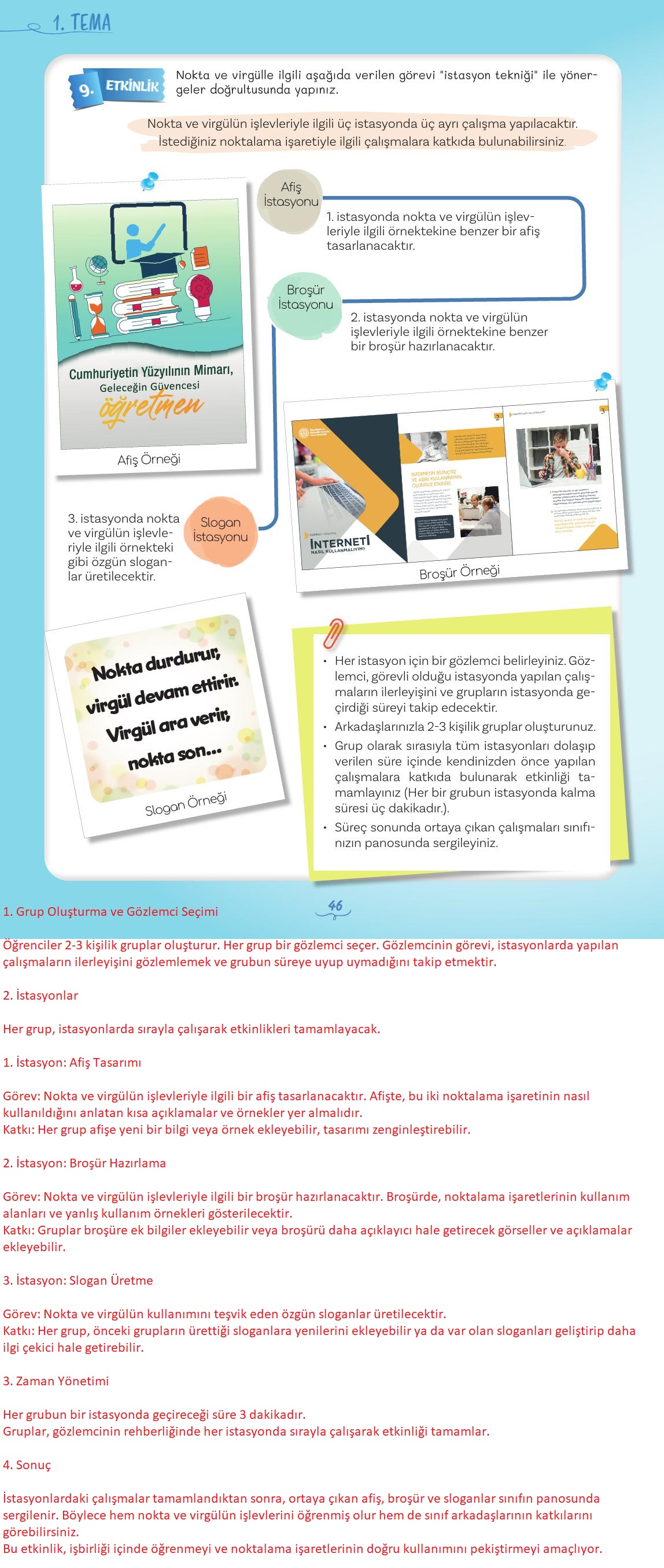 5. Sınıf Meb Yayınları Türkçe Ders Kitabı 1. Kitap Sayfa 46 Cevapları 5. Sınıf Meb Yayınları Türkçe Ders Kitabı 1. Kitap Sayfa 46 Cevapları