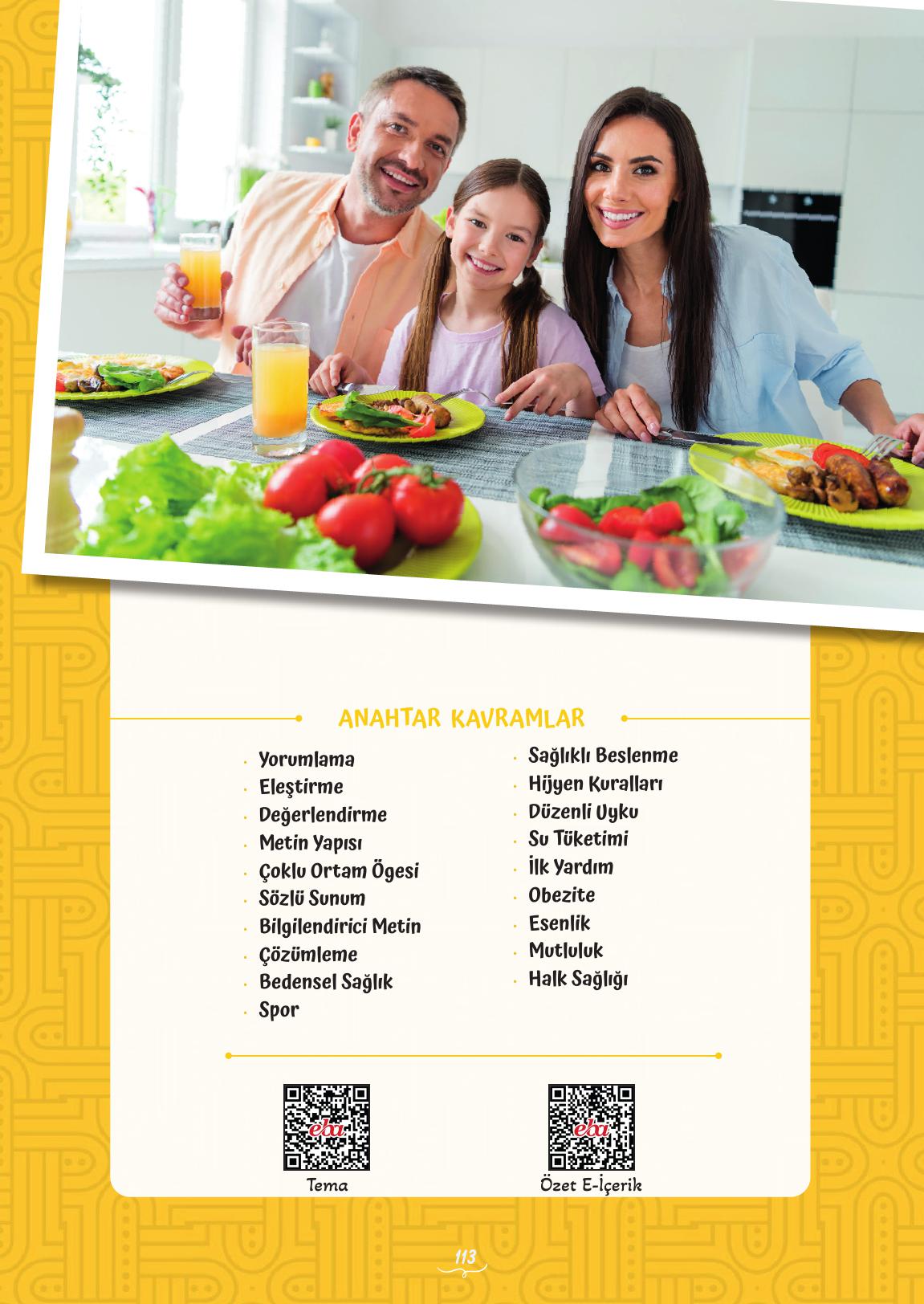 5. Sınıf Meb Yayınları Türkçe Ders Kitabı 2. Kitap Sayfa 113 Cevapları