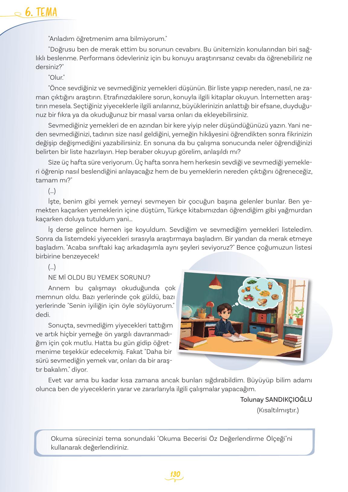 5. Sınıf Meb Yayınları Türkçe Ders Kitabı 2. Kitap Sayfa 130 Cevapları