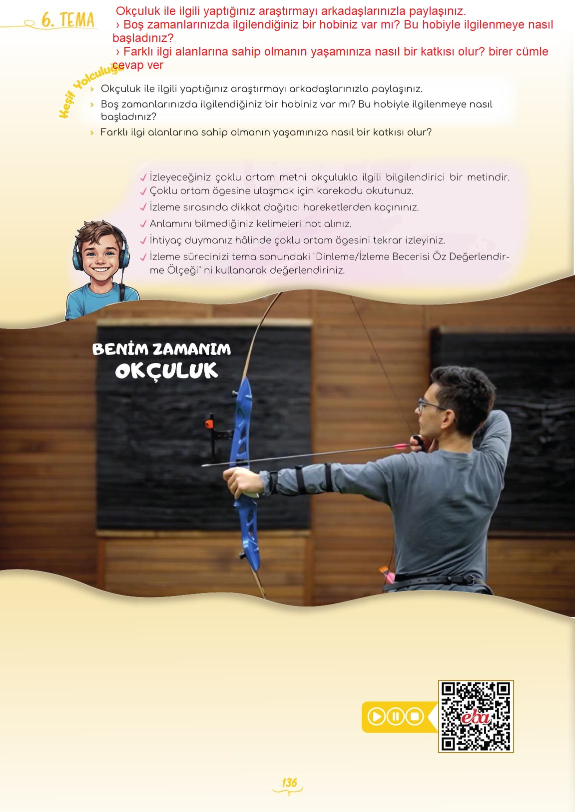 5. Sınıf Meb Yayınları Türkçe Ders Kitabı 2. Kitap Sayfa 136 Cevapları