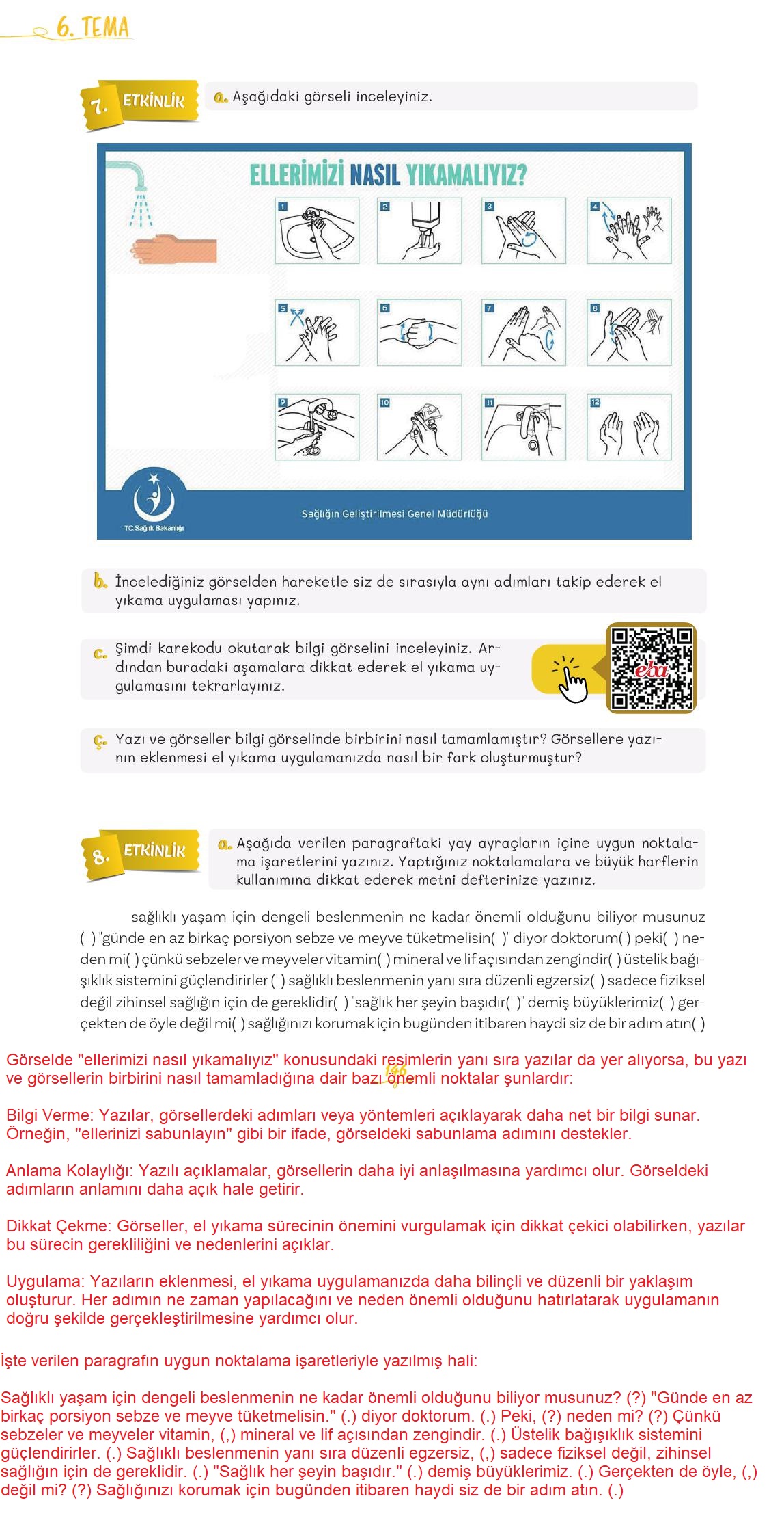 5. Sınıf Meb Yayınları Türkçe Ders Kitabı 2. Kitap Sayfa 146 Cevapları