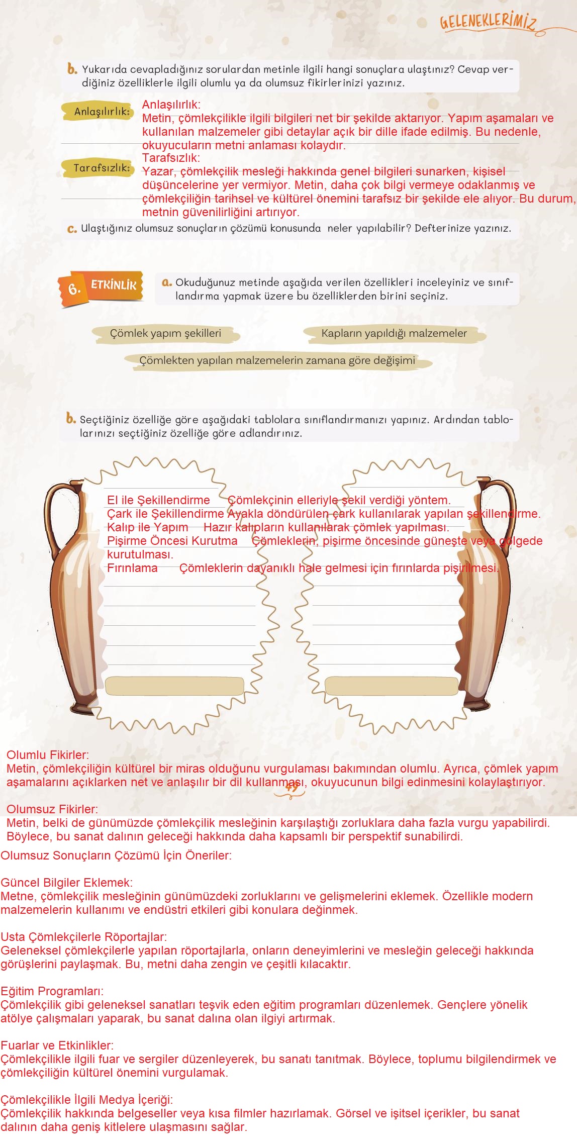 5. Sınıf Meb Yayınları Türkçe Ders Kitabı 2. Kitap Sayfa 49 Cevapları