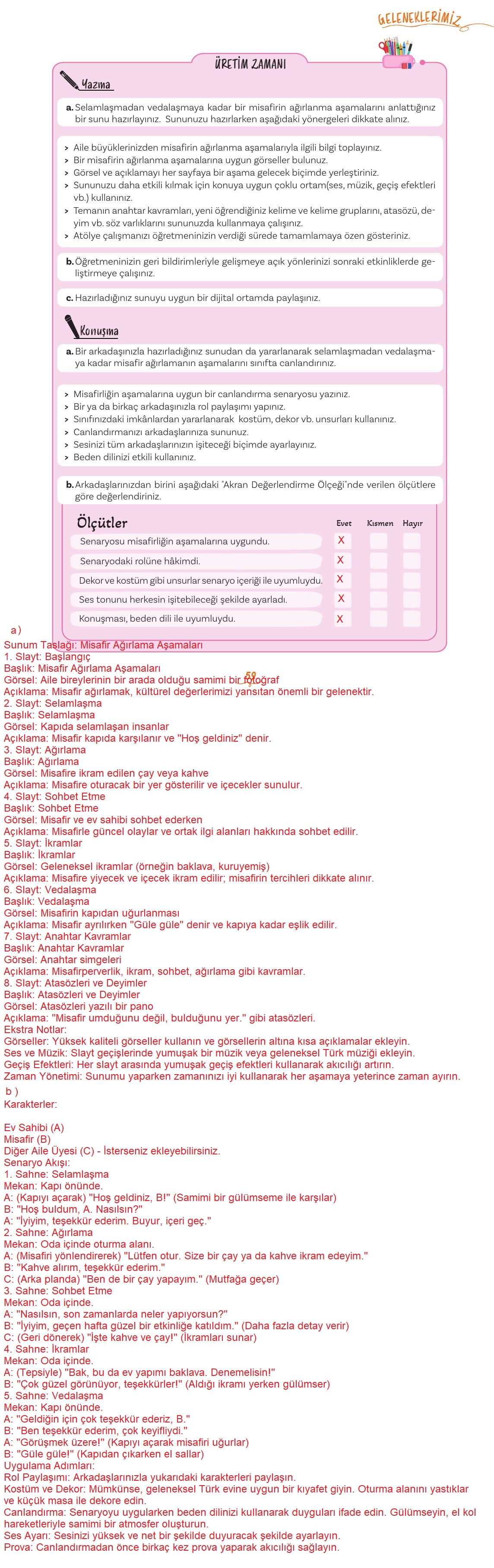 5. Sınıf Meb Yayınları Türkçe Ders Kitabı 2. Kitap Sayfa 59 Cevapları