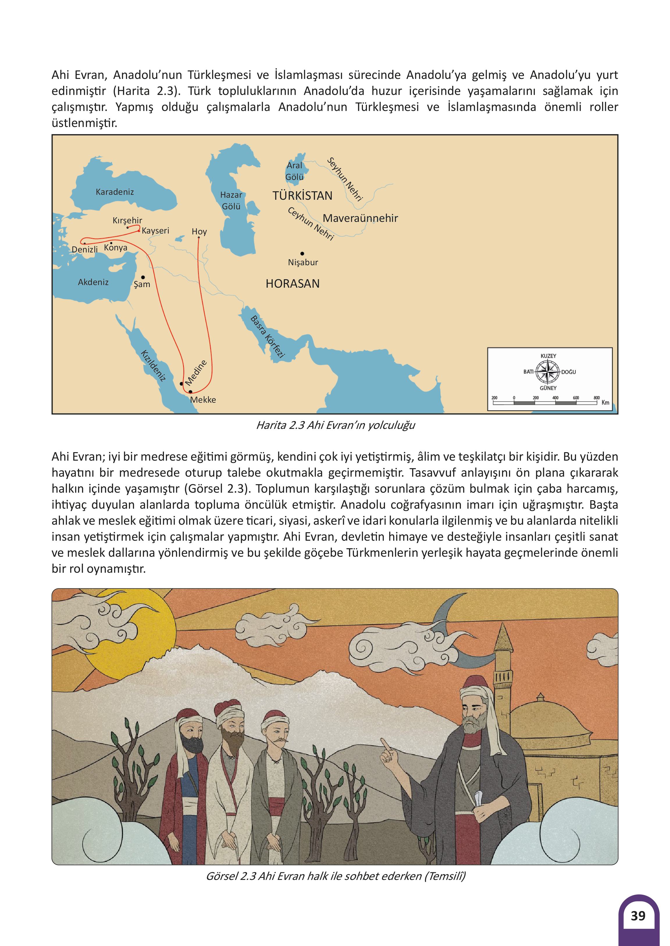 6. Sınıf Meb Yayınları Kültür Ve Medeniyetimize Yön Verenler Ders Kitabı 1. Kitap Sayfa 40 Cevapları