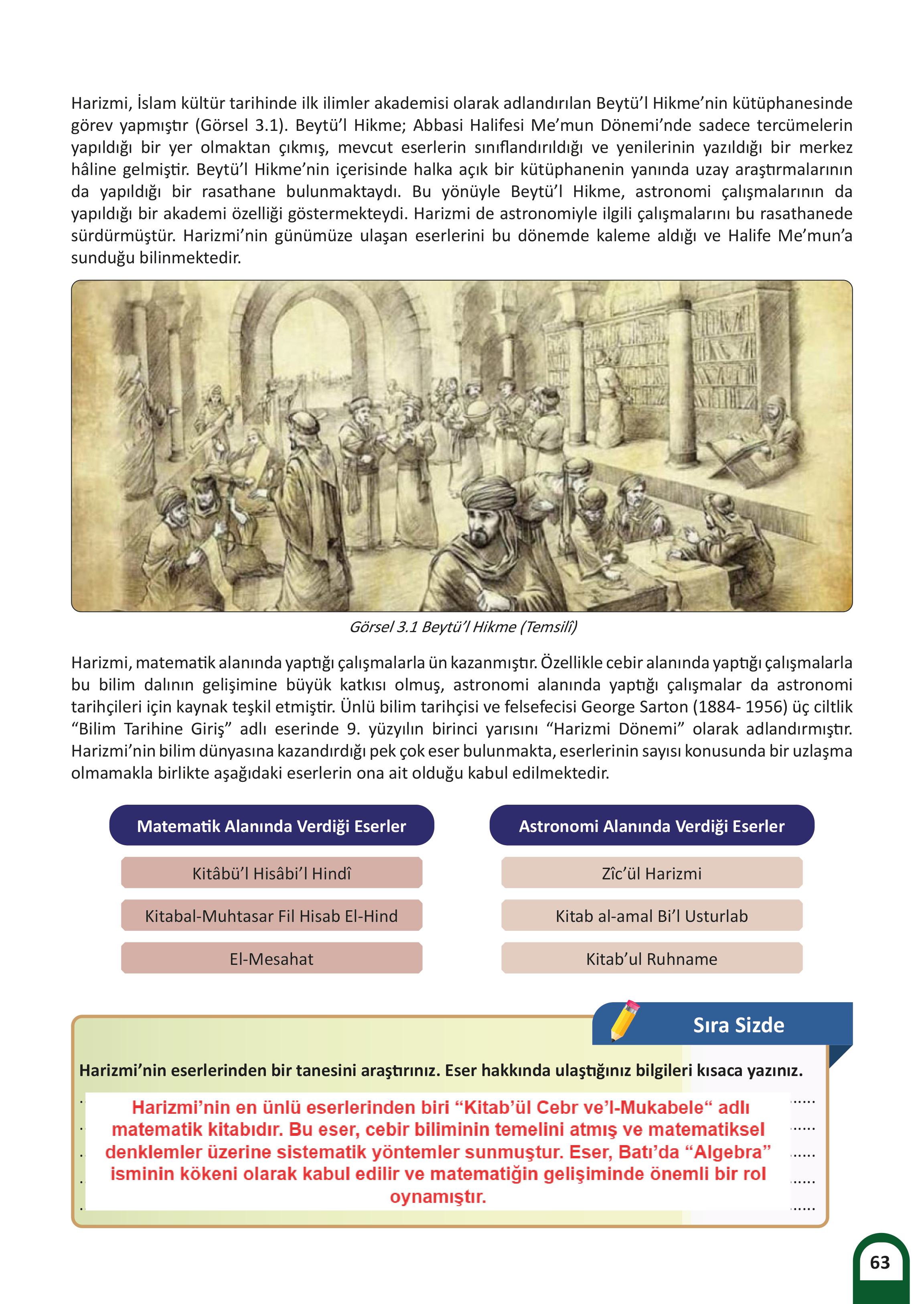 6. Sınıf Meb Yayınları Kültür Ve Medeniyetimize Yön Verenler Ders Kitabı 1. Kitap Sayfa 64 Cevapları 6. Sınıf Meb Yayınları Kültür Ve Medeniyetimize Yön Verenler Ders Kitabı 1. Kitap Sayfa 64 Cevapları