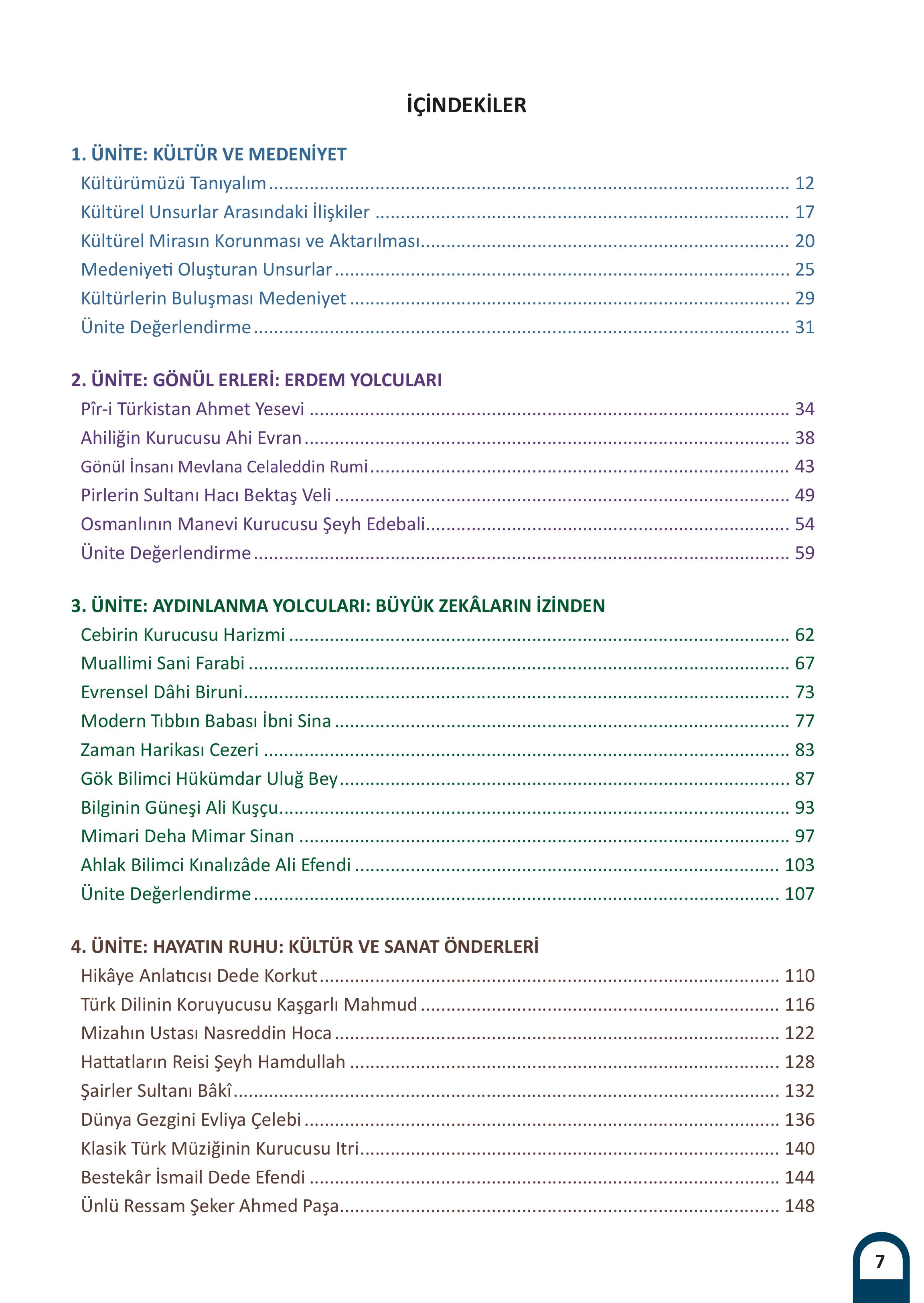 6. Sınıf Meb Yayınları Kültür Ve Medeniyetimize Yön Verenler Ders Kitabı 1. Kitap Sayfa 8 Cevapları