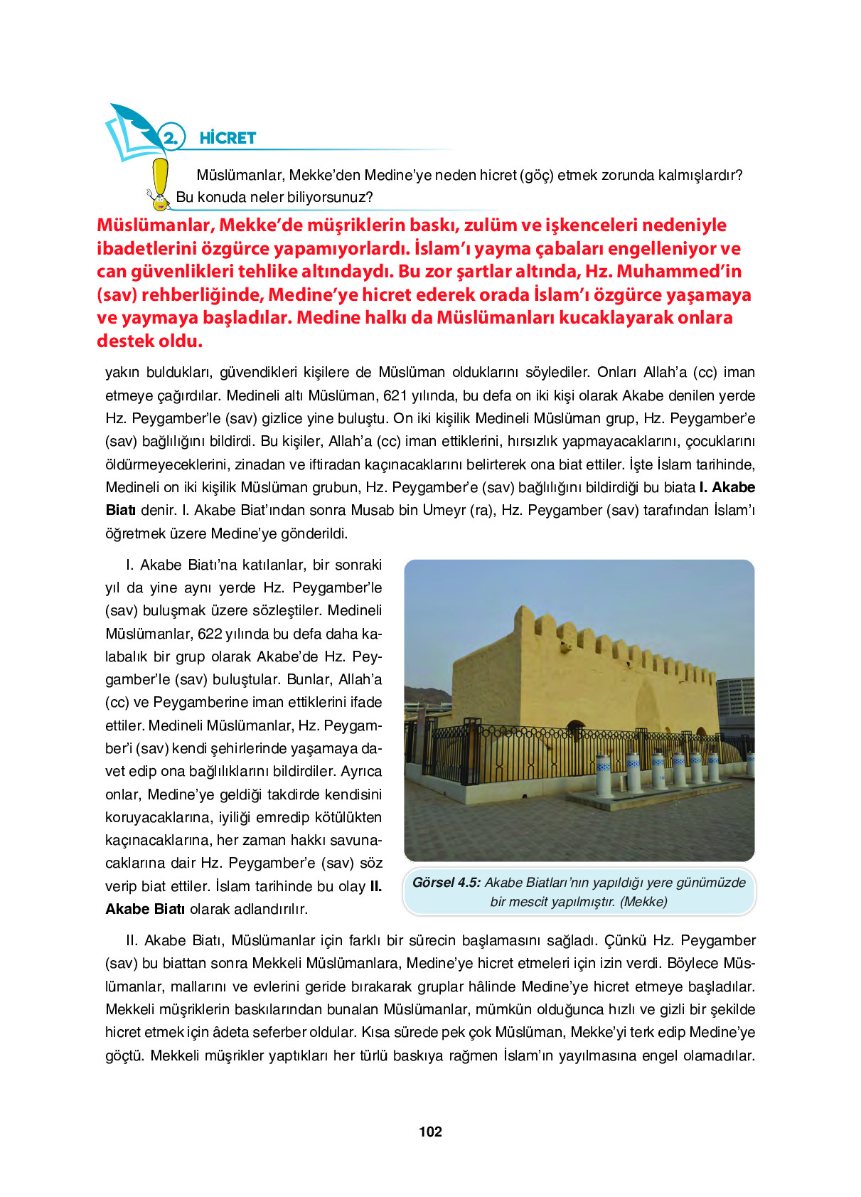 6. Sınıf Sdr İpekyolu Yayıncılık Din Kültürü Ve Ahlak Bilgisi Ders Kitabı Sayfa 102 Cevapları