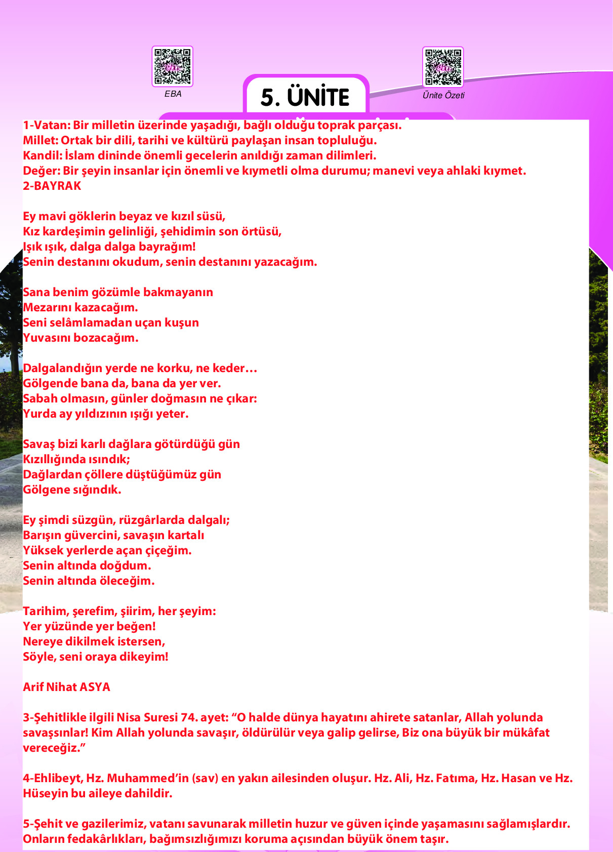 6. Sınıf Sdr İpekyolu Yayıncılık Din Kültürü Ve Ahlak Bilgisi Ders Kitabı Sayfa 121 Cevapları