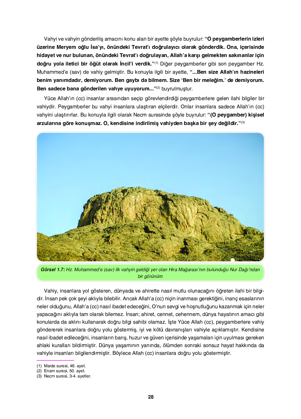 6. Sınıf Sdr İpekyolu Yayıncılık Din Kültürü Ve Ahlak Bilgisi Ders Kitabı Sayfa 28 Cevapları