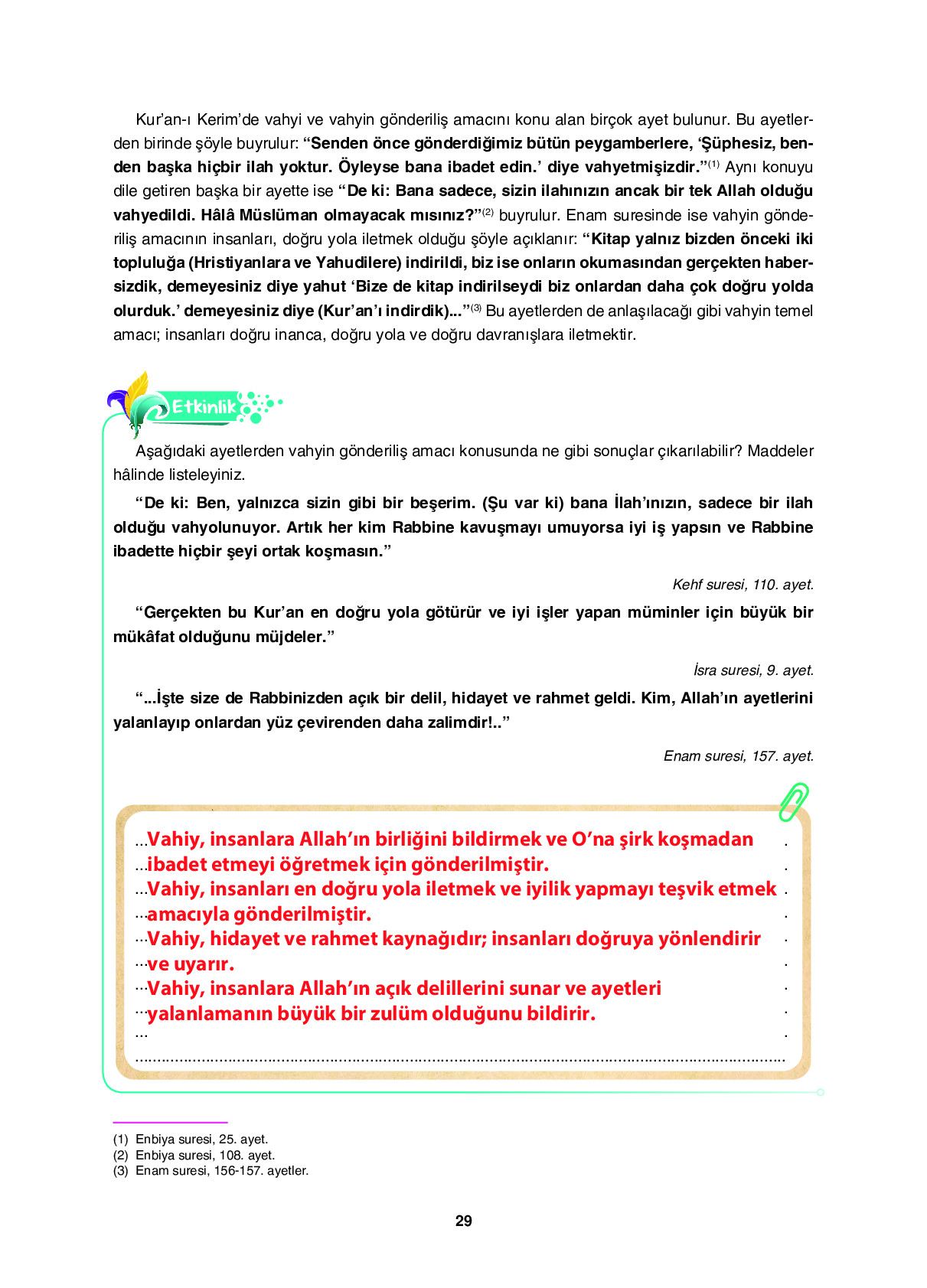 6. Sınıf Sdr İpekyolu Yayıncılık Din Kültürü Ve Ahlak Bilgisi Ders Kitabı Sayfa 29 Cevapları 6. Sınıf Sdr İpekyolu Yayıncılık Din Kültürü Ve Ahlak Bilgisi Ders Kitabı Sayfa 29 Cevapları