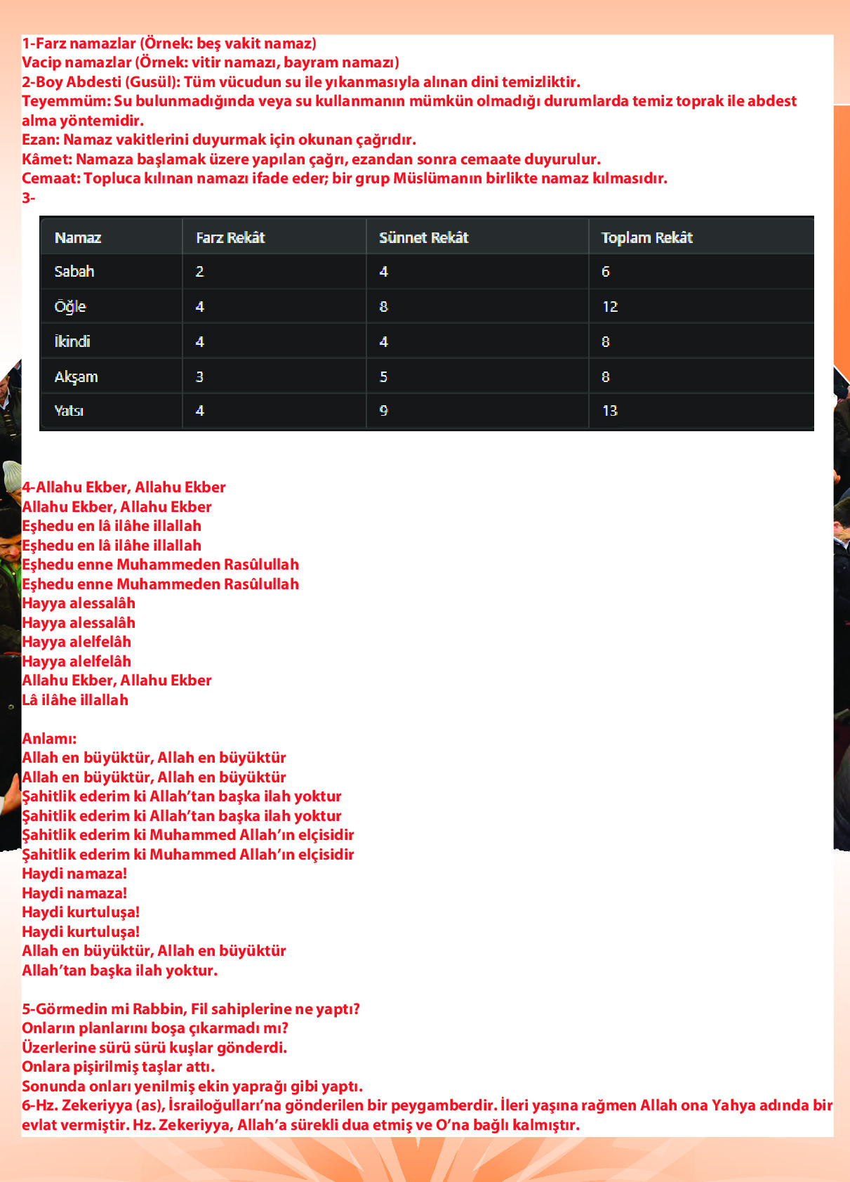 6. Sınıf Sdr İpekyolu Yayıncılık Din Kültürü Ve Ahlak Bilgisi Ders Kitabı Sayfa 41 Cevapları