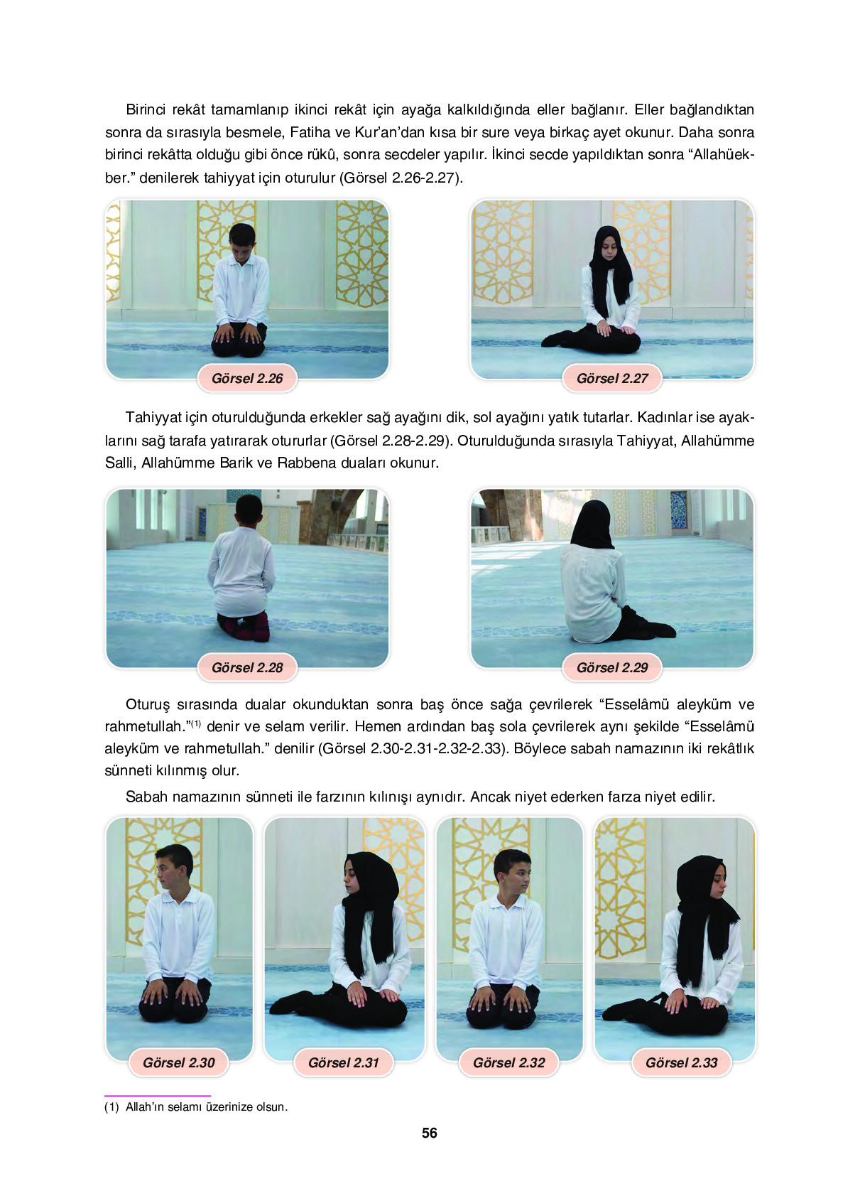 6. Sınıf Sdr İpekyolu Yayıncılık Din Kültürü Ve Ahlak Bilgisi Ders Kitabı Sayfa 56 Cevapları