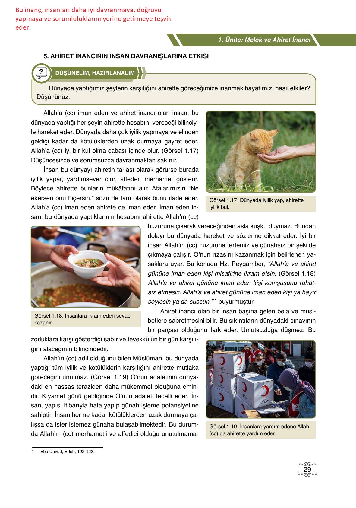 7. Sınıf Erkad Yayıncılık Din Kültürü Ve Ahlak Bilgisi Ders Kitabı Sayfa 29 Cevapları 7. Sınıf Erkad Yayıncılık Din Kültürü Ve Ahlak Bilgisi Ders Kitabı Sayfa 29 Cevapları