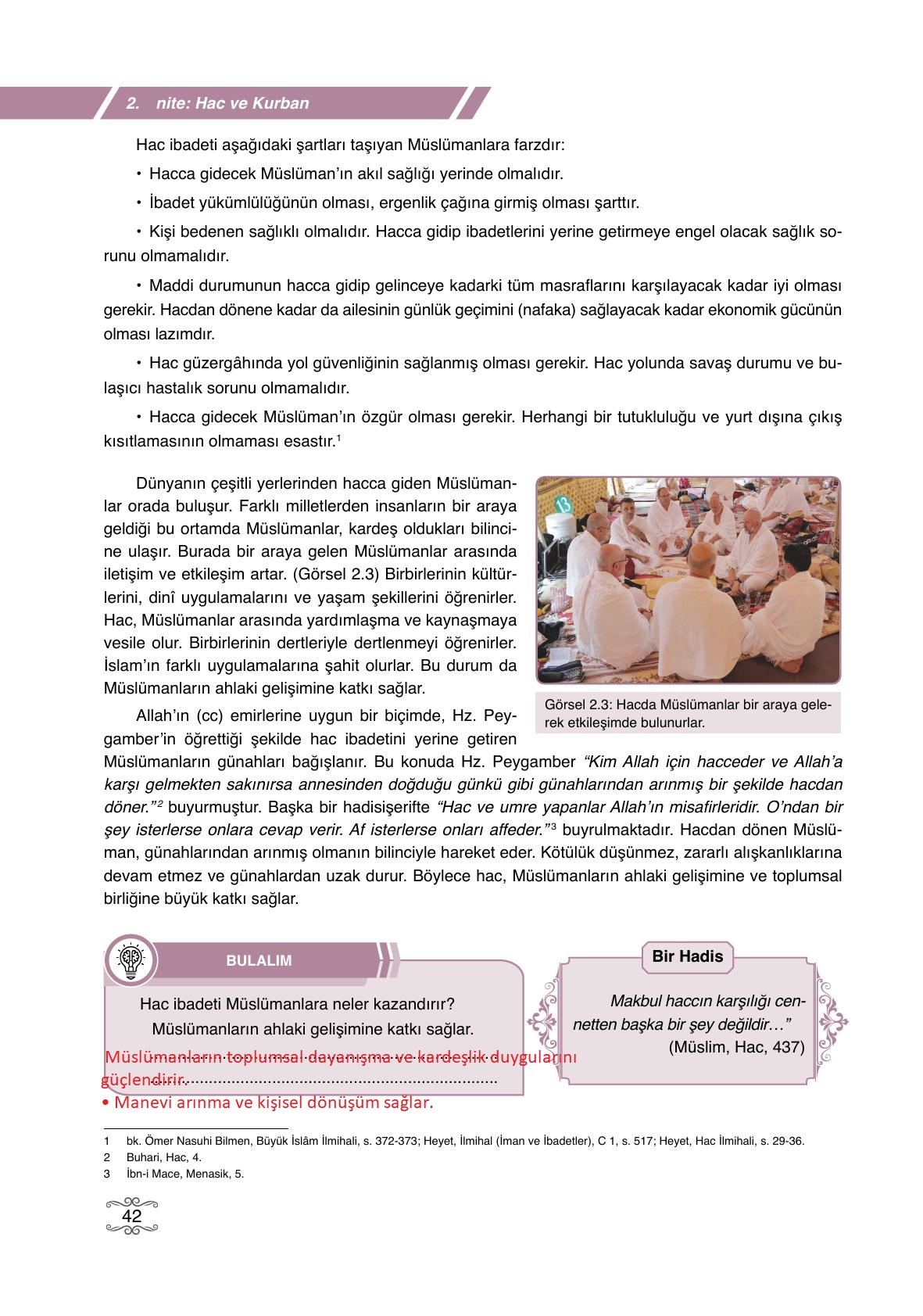 7. Sınıf Erkad Yayıncılık Din Kültürü Ve Ahlak Bilgisi Ders Kitabı Sayfa 42 Cevapları 7. Sınıf Erkad Yayıncılık Din Kültürü Ve Ahlak Bilgisi Ders Kitabı Sayfa 42 Cevapları