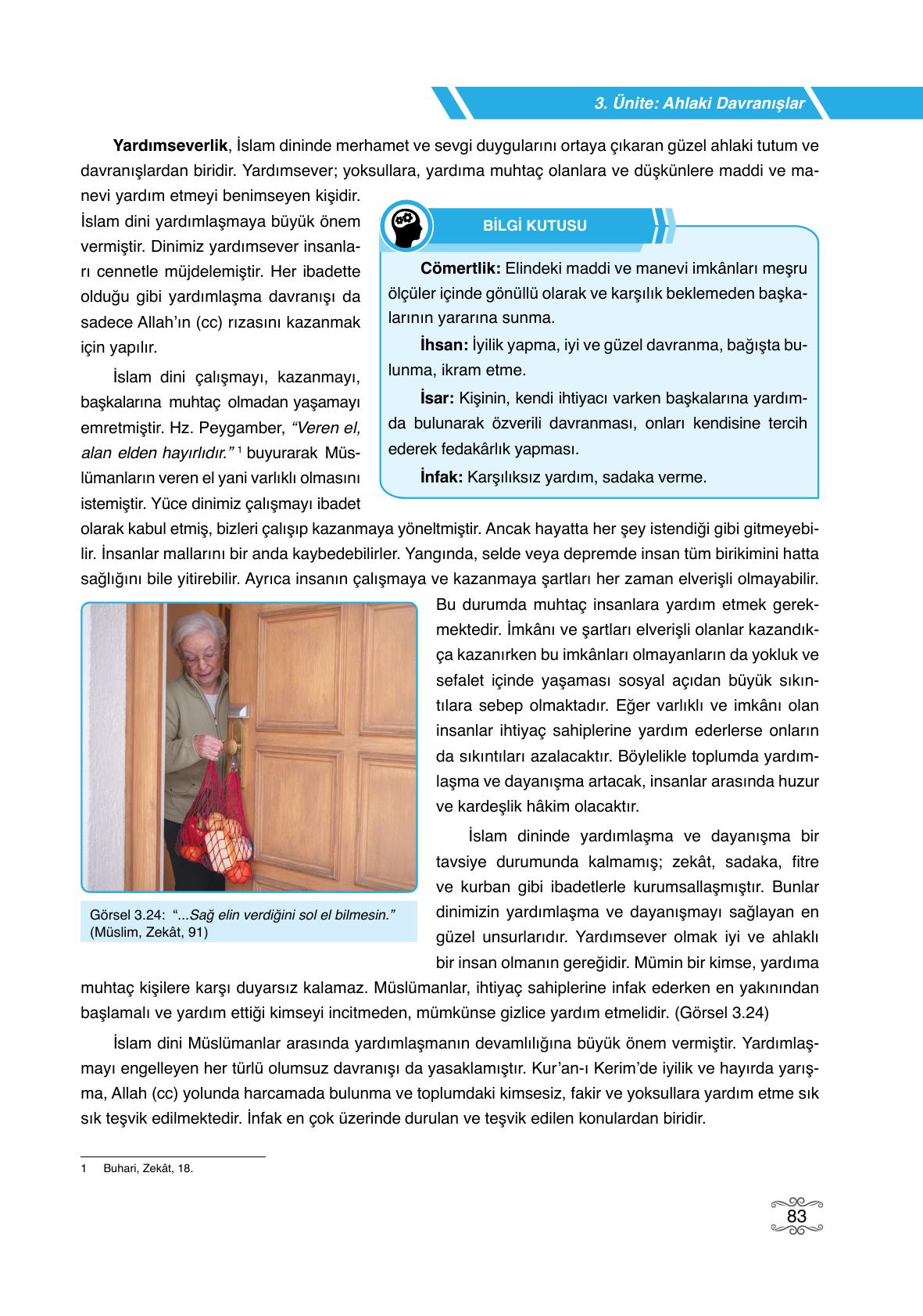 7. Sınıf Erkad Yayıncılık Din Kültürü Ve Ahlak Bilgisi Ders Kitabı Sayfa 83 Cevapları 7. Sınıf Erkad Yayıncılık Din Kültürü Ve Ahlak Bilgisi Ders Kitabı Sayfa 83 Cevapları