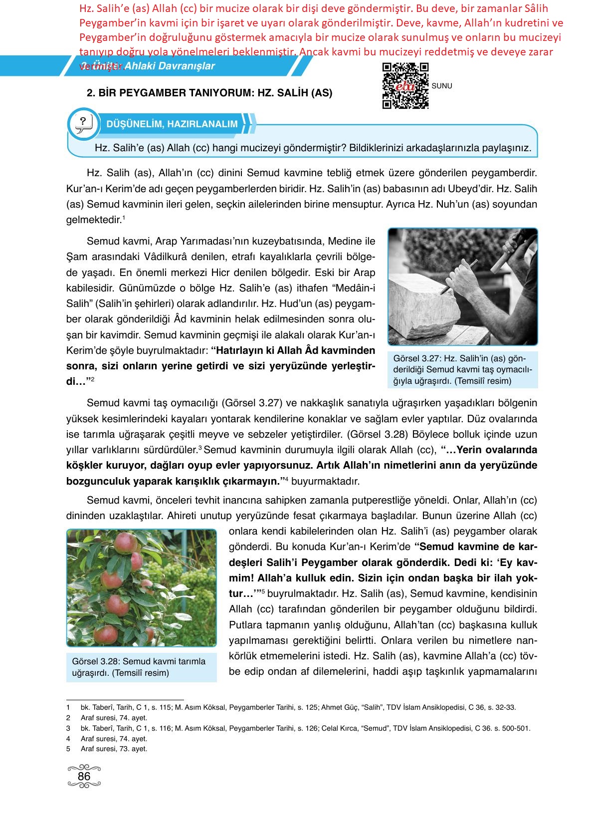 7. Sınıf Erkad Yayıncılık Din Kültürü Ve Ahlak Bilgisi Ders Kitabı Sayfa 86 Cevapları 7. Sınıf Erkad Yayıncılık Din Kültürü Ve Ahlak Bilgisi Ders Kitabı Sayfa 86 Cevapları